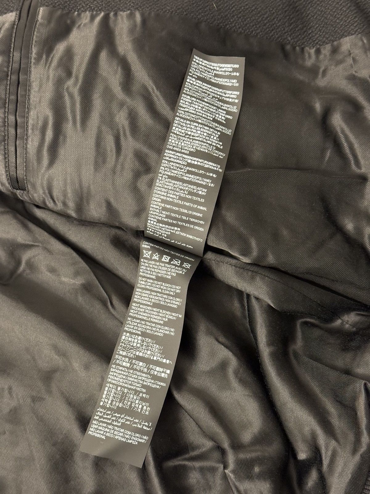 Saint Laurent Paris 🔥Brand New🔥Teddy Leather-Trimmed Wool Bomber Jacket Size US M / EU 48-50 / 2 - 12 Thumbnail