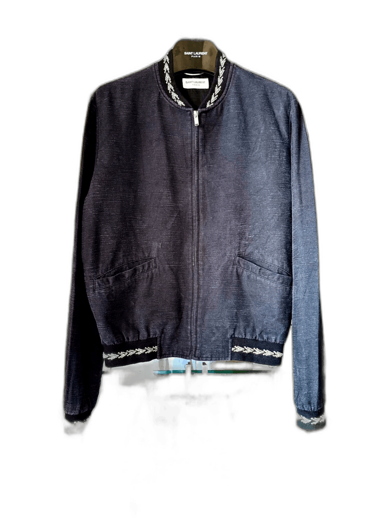Saint Laurent Paris saint laurent black ethnic embroidery jacket-2507 Size US S / EU 44-46 / 1 - 5 Thumbnail