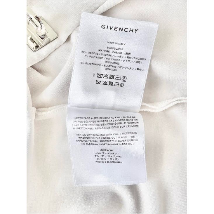 Givenchy Givenchy Riccardo Tisci Metal Clasp Technical Shirt Womens W Size XS / US 0-2 / IT 36-38 - 3 Thumbnail