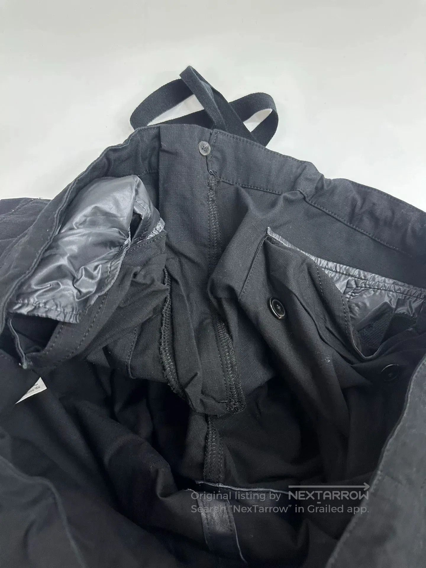 Comme des Garcons Homme Plus soloist baggy military pants in black. Size US 36 / EU 52 - 9 Thumbnail