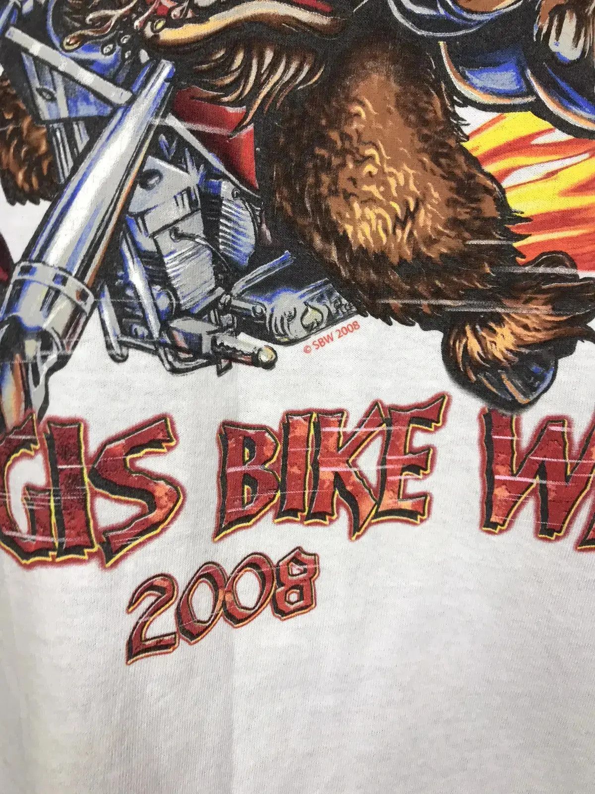 Band Tees × Vintage Sturgis Bike Fest 2008 t-shirt size XL Size US XL / EU 56 / 4 - 3 Thumbnail