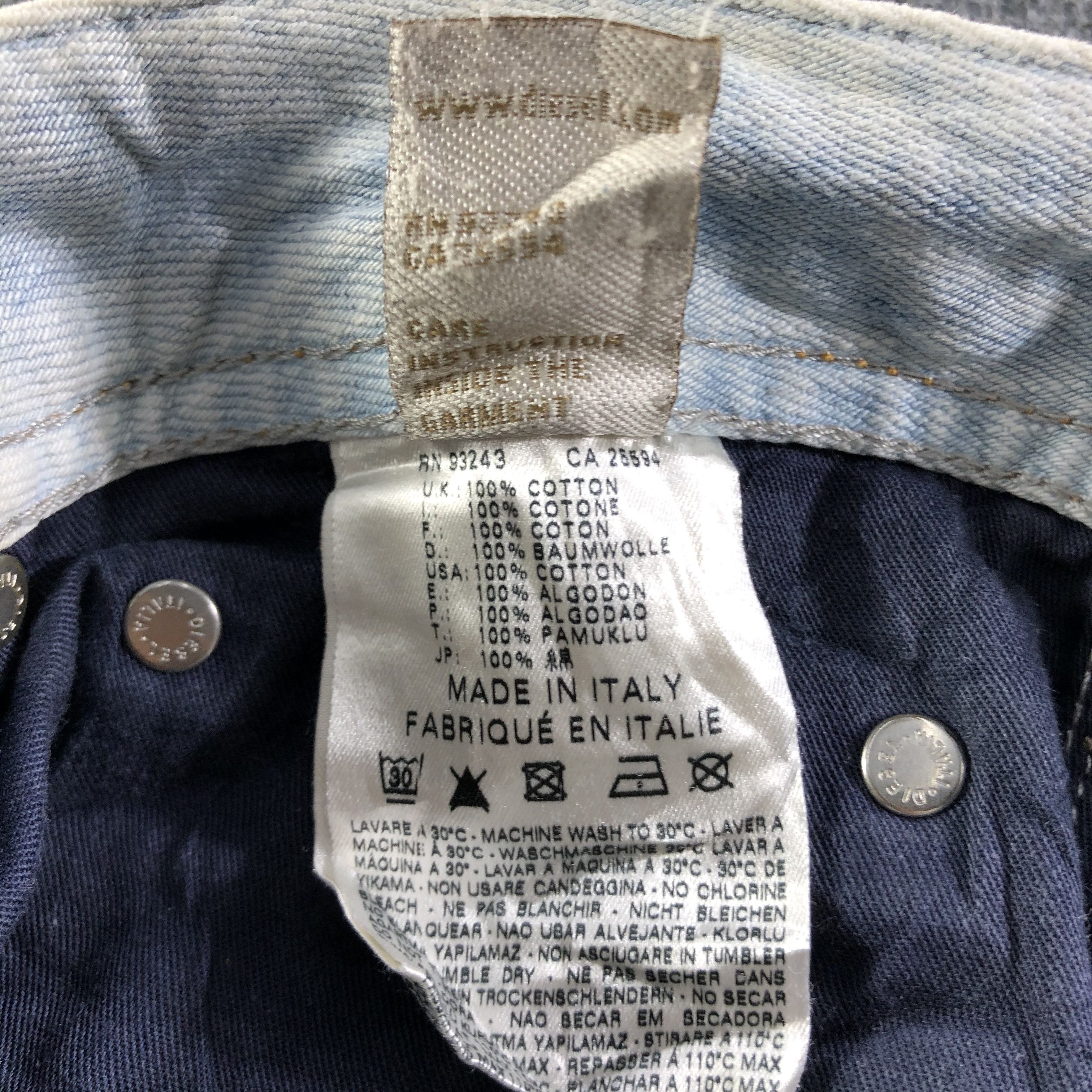 Diesel Vintage Light Wash Diesel Industry Jeans-J3620 Size US 34 / EU 50 - 11 Thumbnail