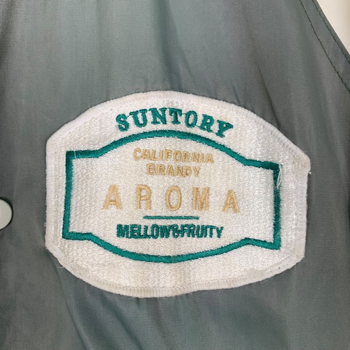 Vintage OAKSLEAF Suntory Aroma Green Coach Jacket #1049-C47 Size US M / EU 48-50 / 2 - 12 Thumbnail