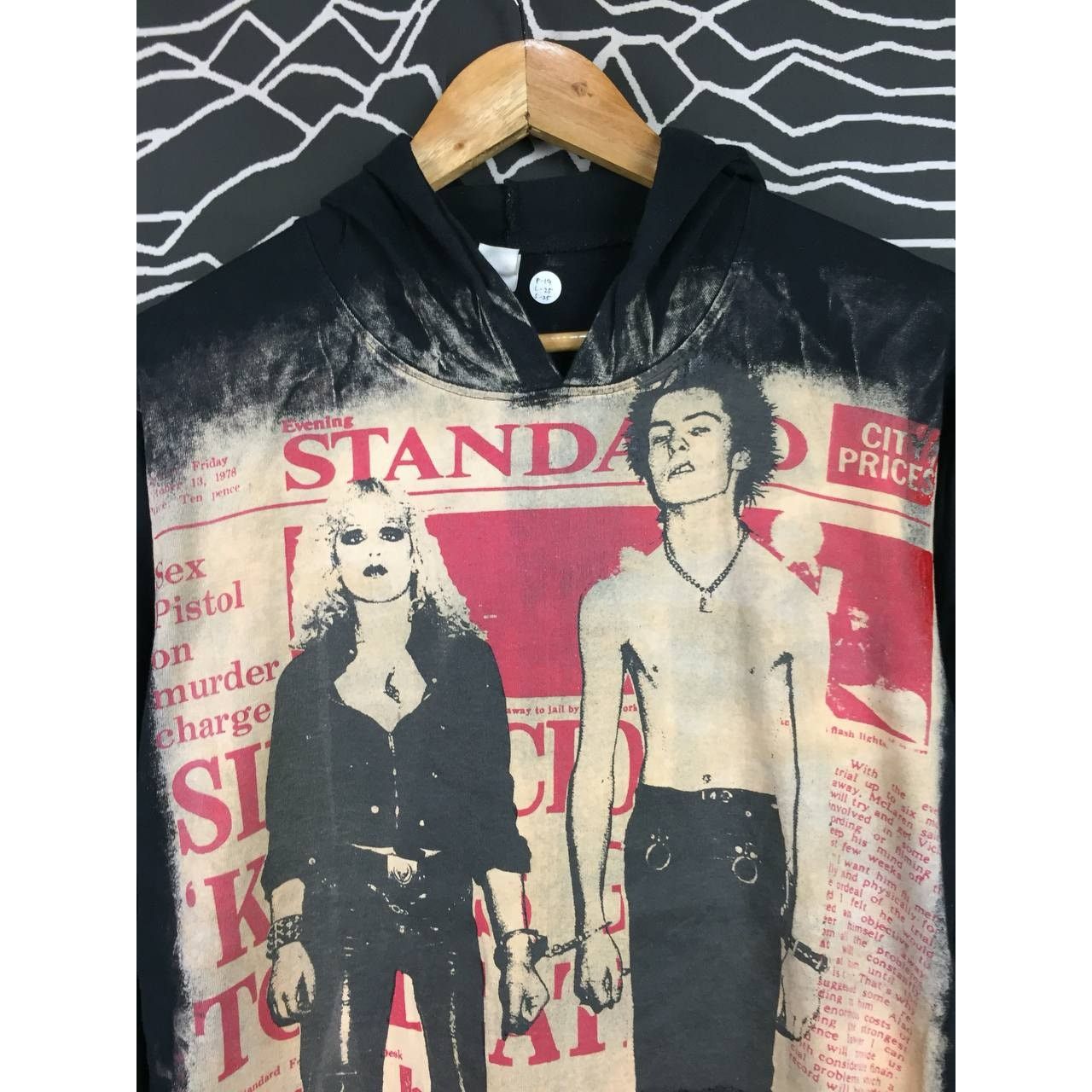 Band Tees Sid And Nancy Sex Pistols AOP Punk Aesthetic Hoodie Size US M / EU 48-50 / 2 - 4 Thumbnail