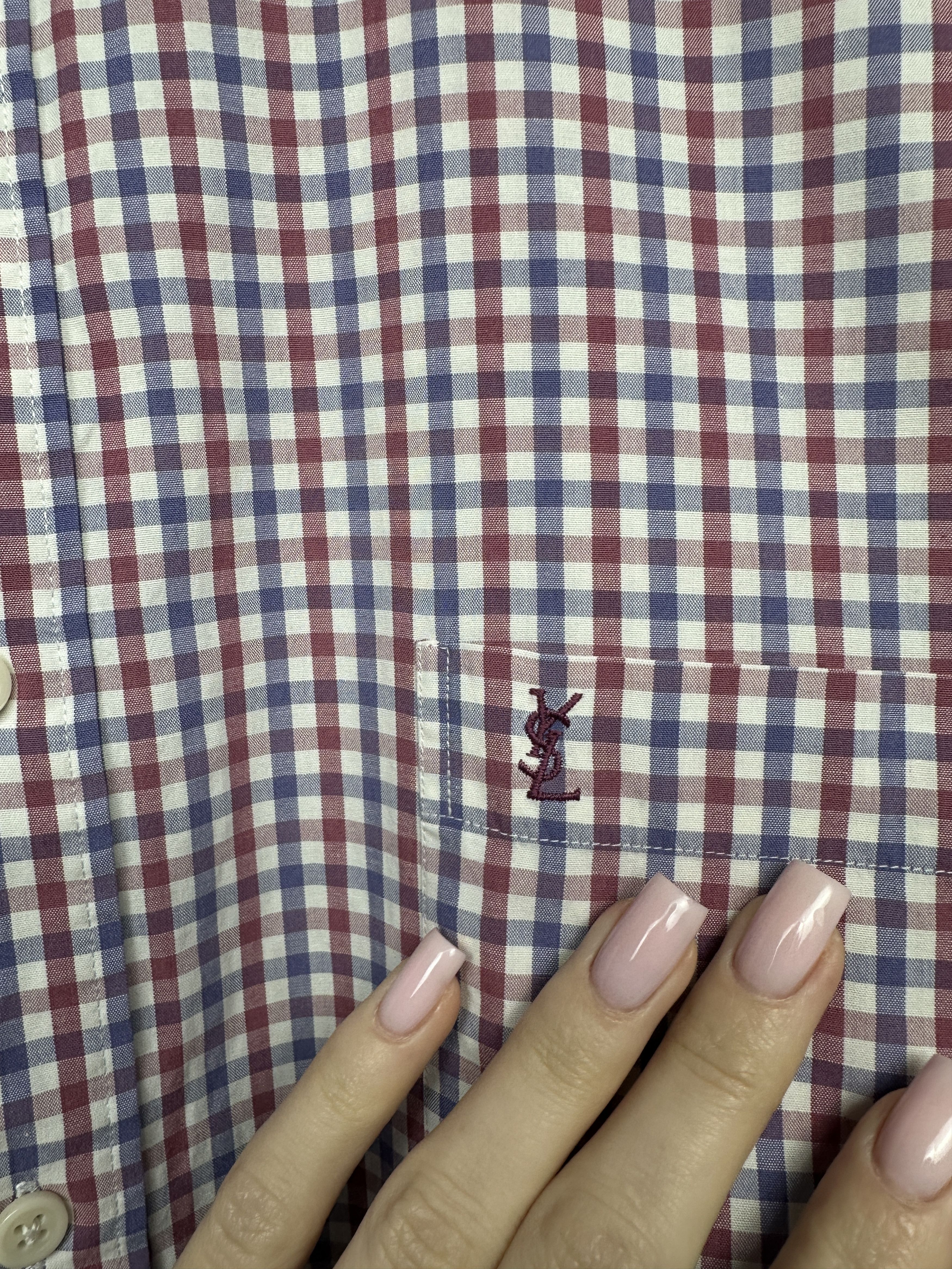 Yves Saint Laurent Yves Saint Laurent YSL Mens Long Sleeve Shirt Size US XL / EU 56 / 4 - 3 Thumbnail
