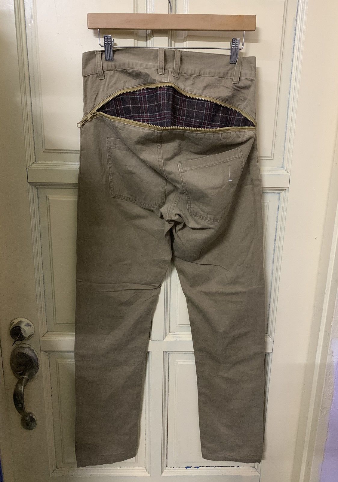 Comme des Garcons Homme Plus 💥Japanese Designer GGD Grand Global Design Zip Pant Size US 30 / EU 46 - 1 Thumbnail