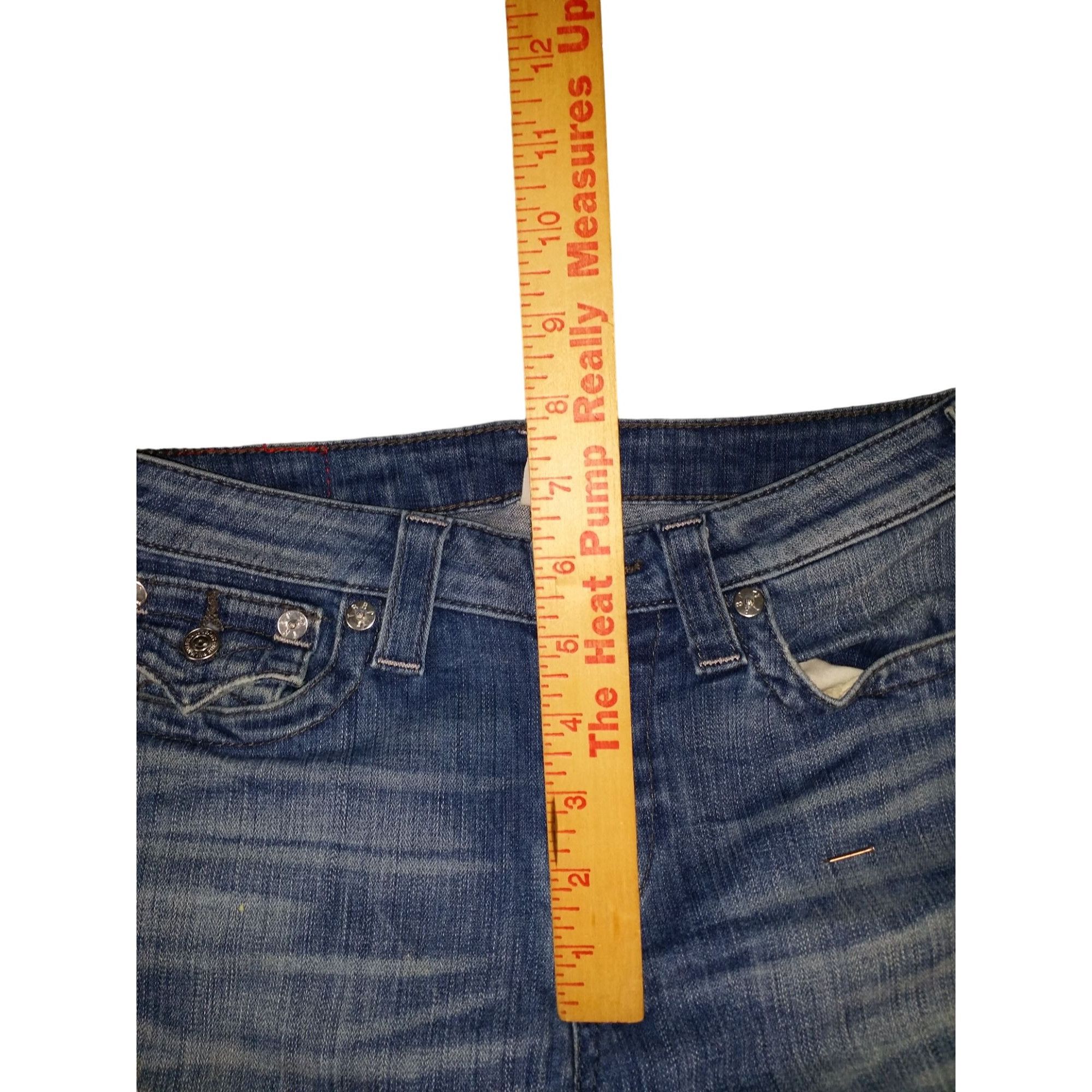 True Religion True Religion Skinny Jeans Women Sz 28 Blue Denim Straight D Size 28" / US 6 / IT 42 - 3 Thumbnail