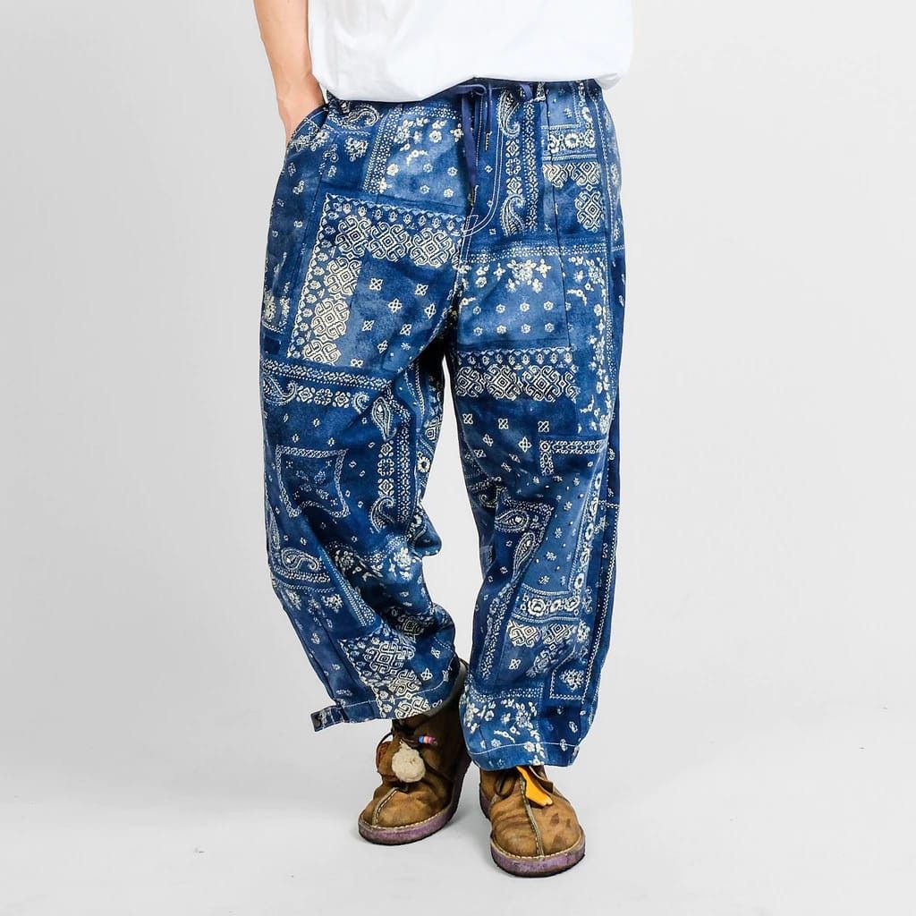 Designer × Japan Blue Bandana Rupture Sable Blue Size US 33 - 1 Thumbnail