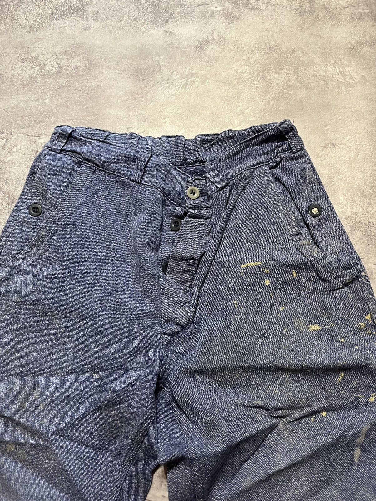 Vintage Rare Archive Lutteurs Workwear Salt & Pepper Heavy Trousers Size US 30 / EU 46 - 5 Thumbnail