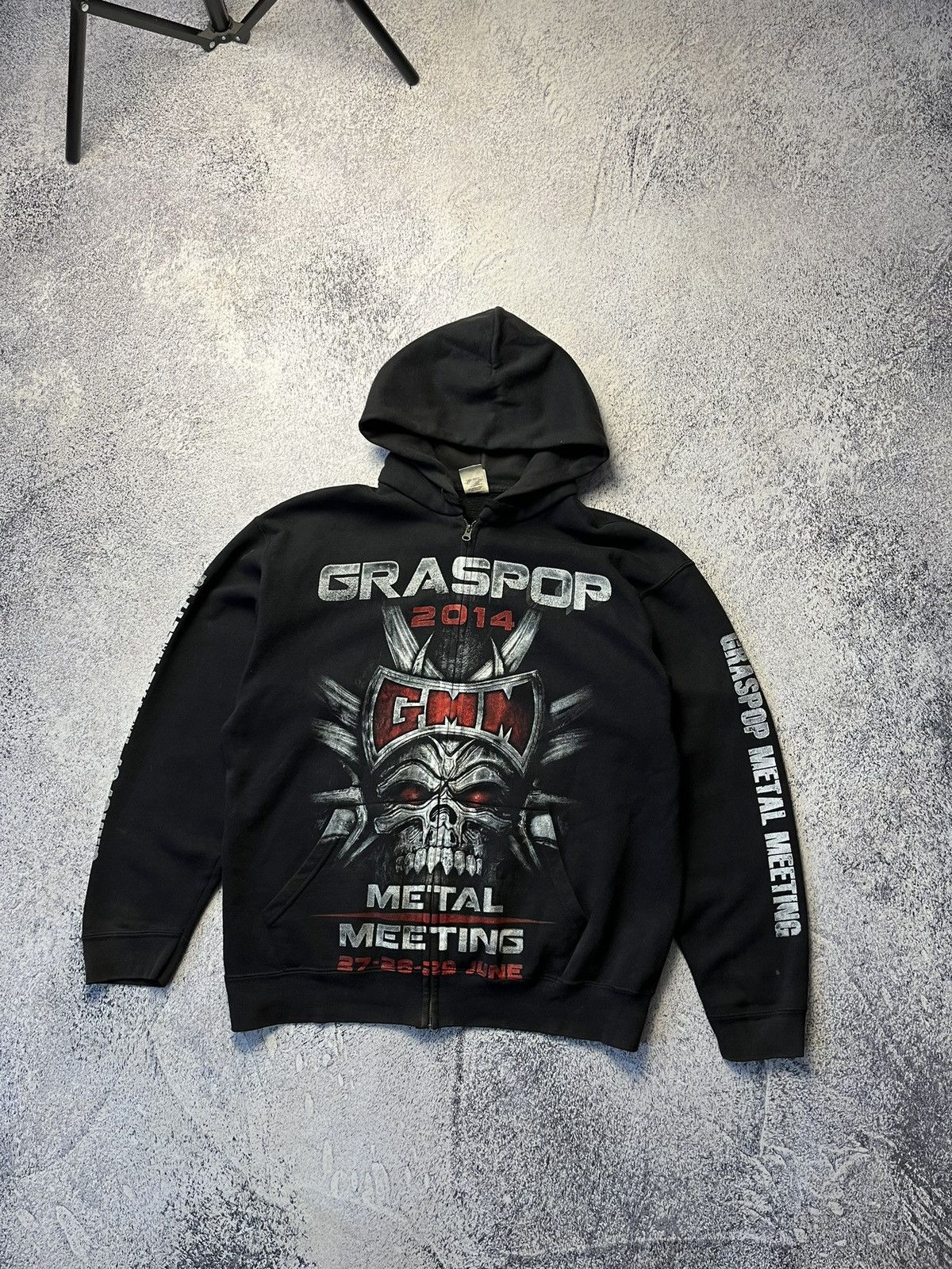 Vintage Vintage Graspop 2014 Metal Meeting Rock Size US L / EU 52-54 / 3 - 7 Thumbnail