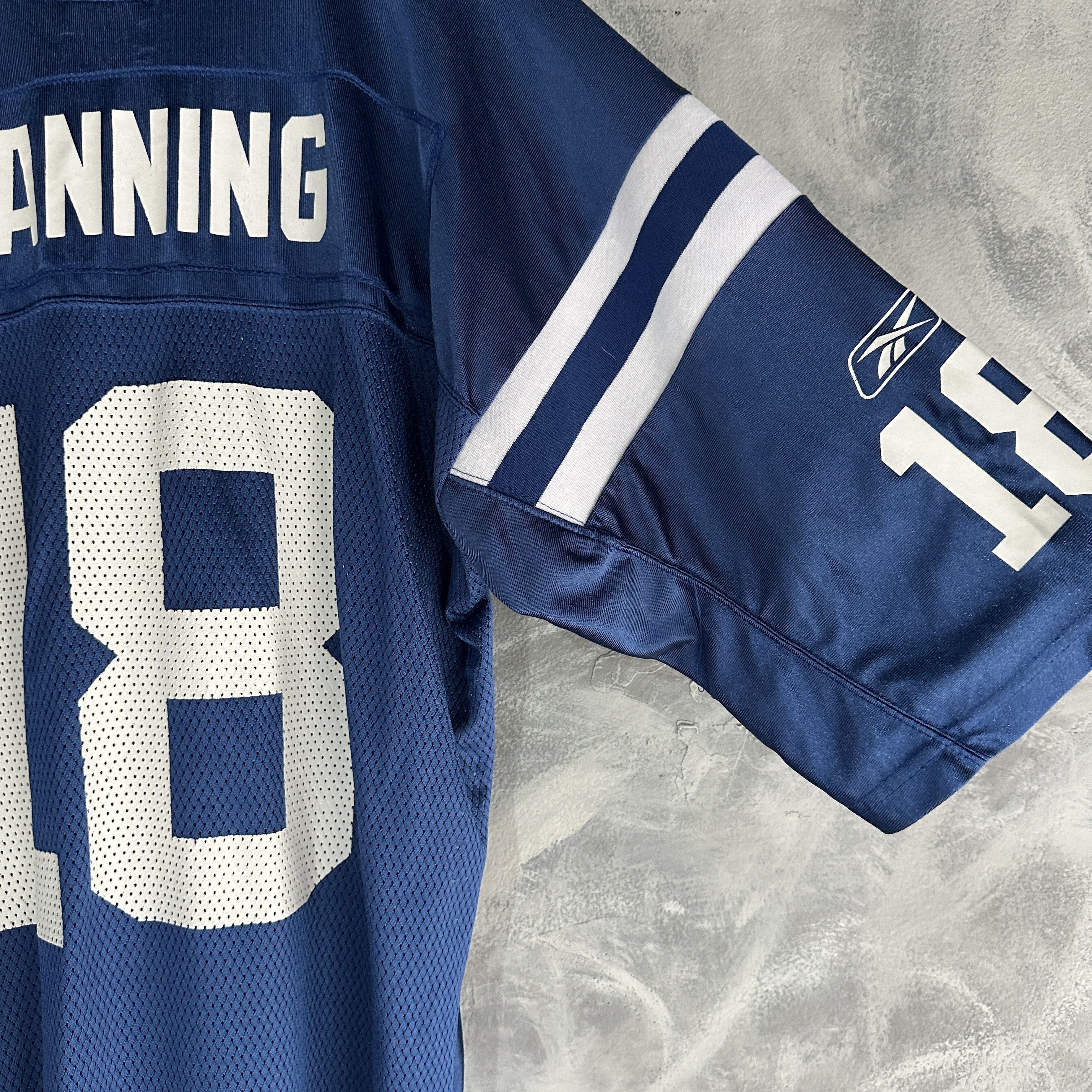 Reebok Vintage Indianapolis Colts Jersey XL Peyton Manning Mens Size US XL / EU 56 / 4 - 10 Thumbnail