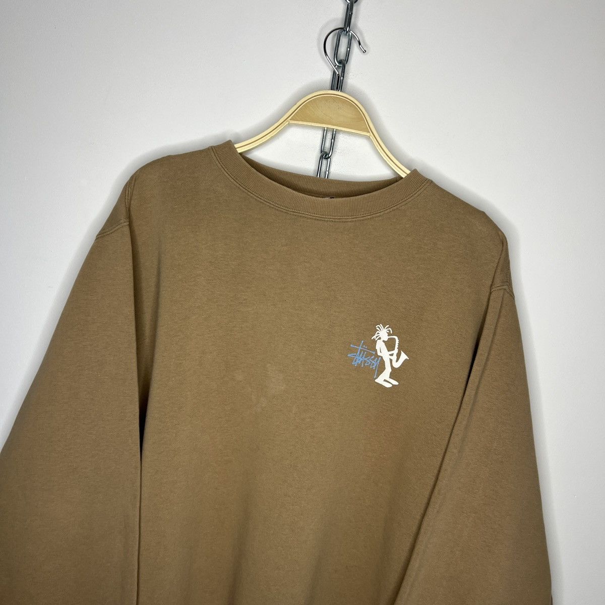 Stussy Vintage Stussy Saxophone 90’s Sweatshirt Crewneck Brown Logo Size US L / EU 52-54 / 3 - 5 Thumbnail