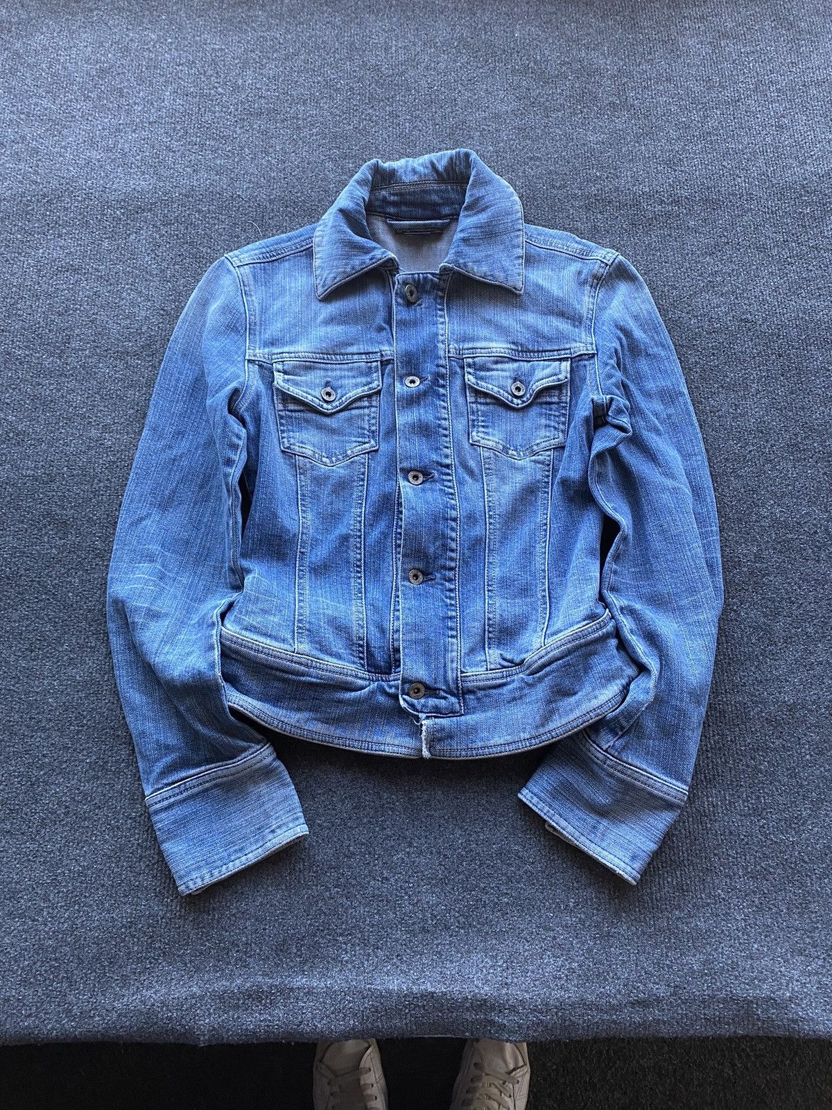 Diesel 🔥Opium Punk Diesel Denim Vintage Jacket xs women alt goth Size XS / US 0-2 / IT 36-38 - 1 Thumbnail