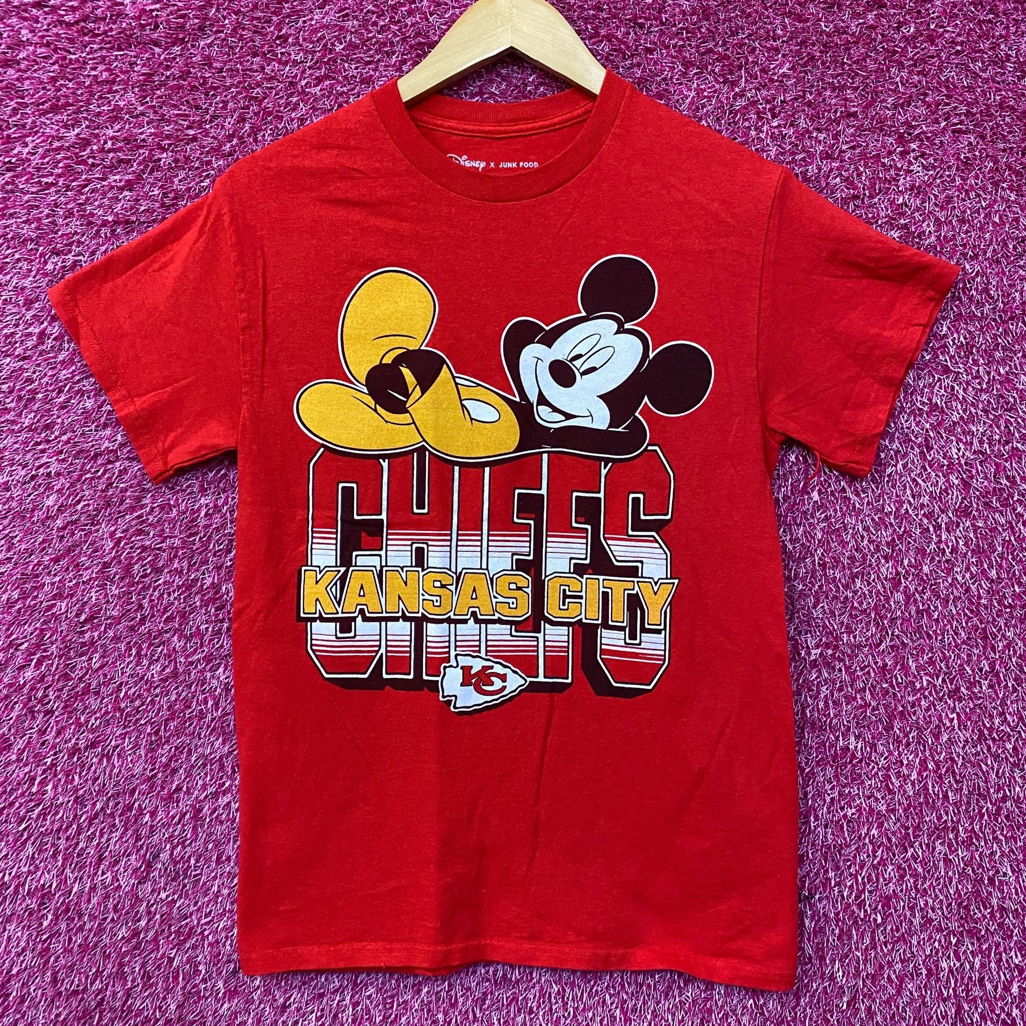 Disney Junk Food x NFL Disney Mickey Mouse Kick Back Kansas City Ch Size US XS / EU 42 / 0 - 1 Thumbnail