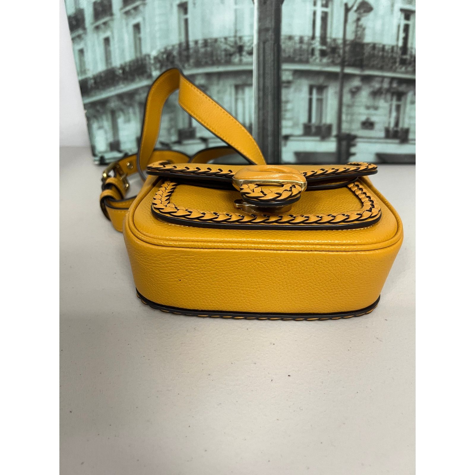 Coach Coach Tabby Leather Messenger 19 With Braid CJ837 Size ONE SIZE - 7 Thumbnail