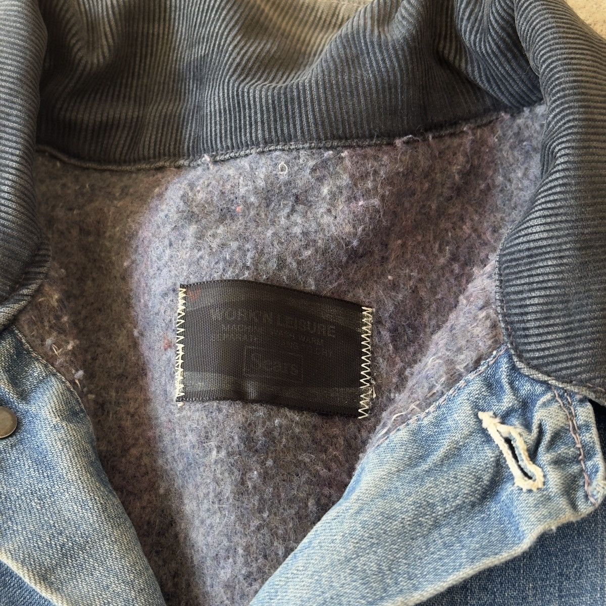 Vintage Sears Thrashed Faded Distressed Chore Coat ERD Grunge RRL Size US L / EU 52-54 / 3 - 9 Thumbnail