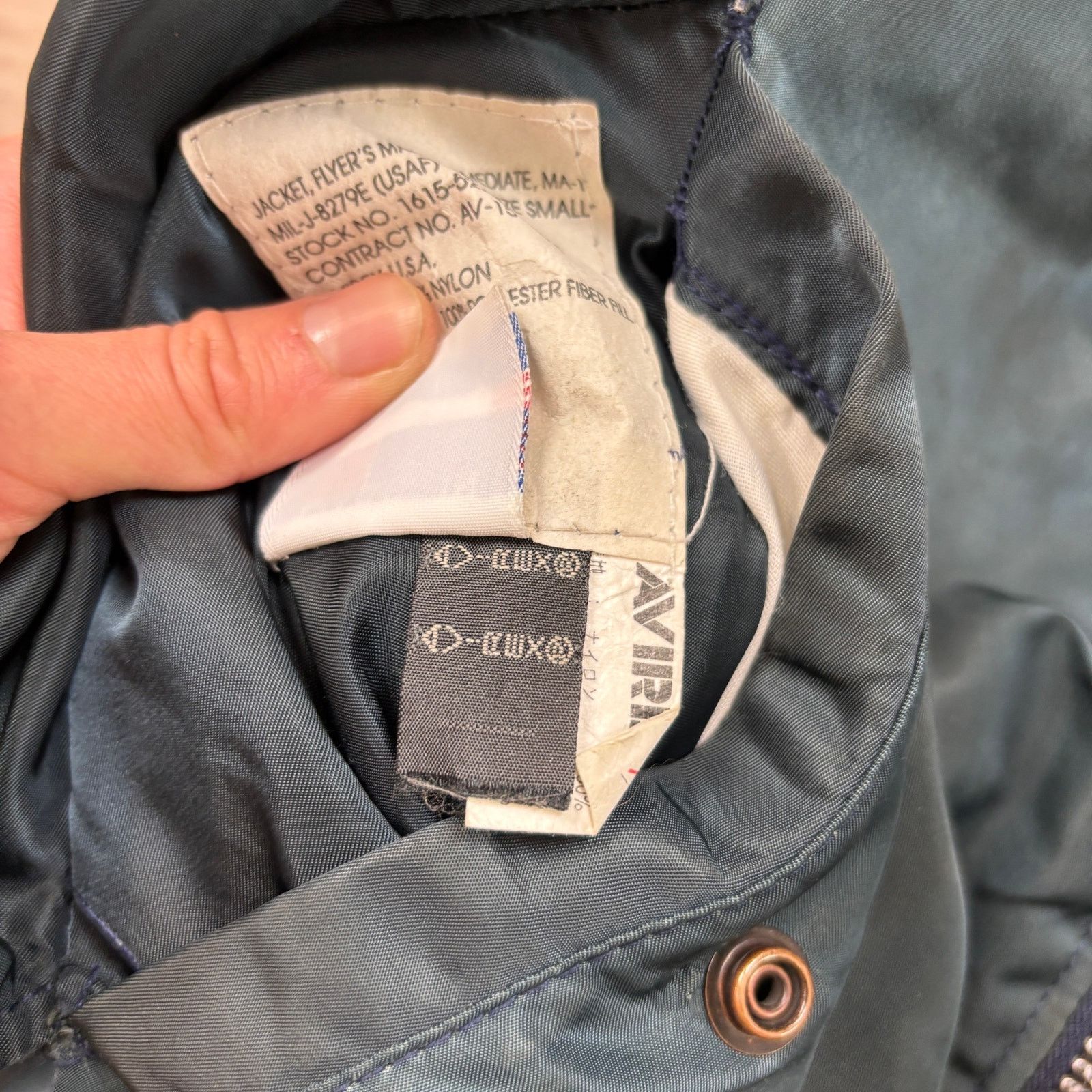 Avirex × Vintage VTG Avirex 1942 Intermediate MA-1 Fighter Squadron Bomber S Size US S / EU 44-46 / 1 - 10 Thumbnail