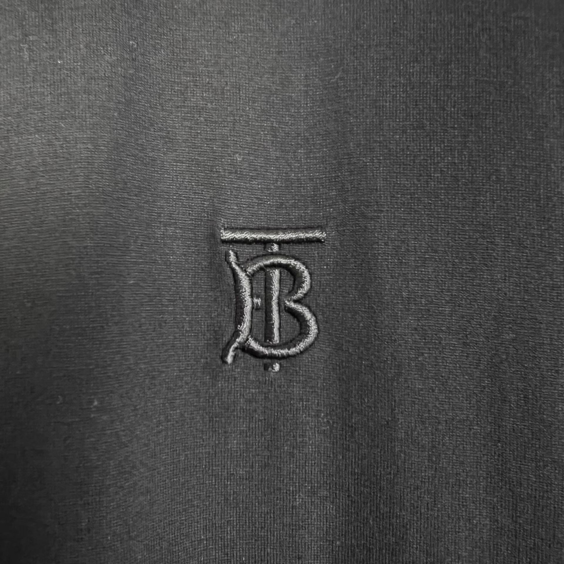 Burberry Burberry Black Embroidered Logo Short Sleeve T-Shirt K12 Size US XXS / EU 40 - 5 Thumbnail