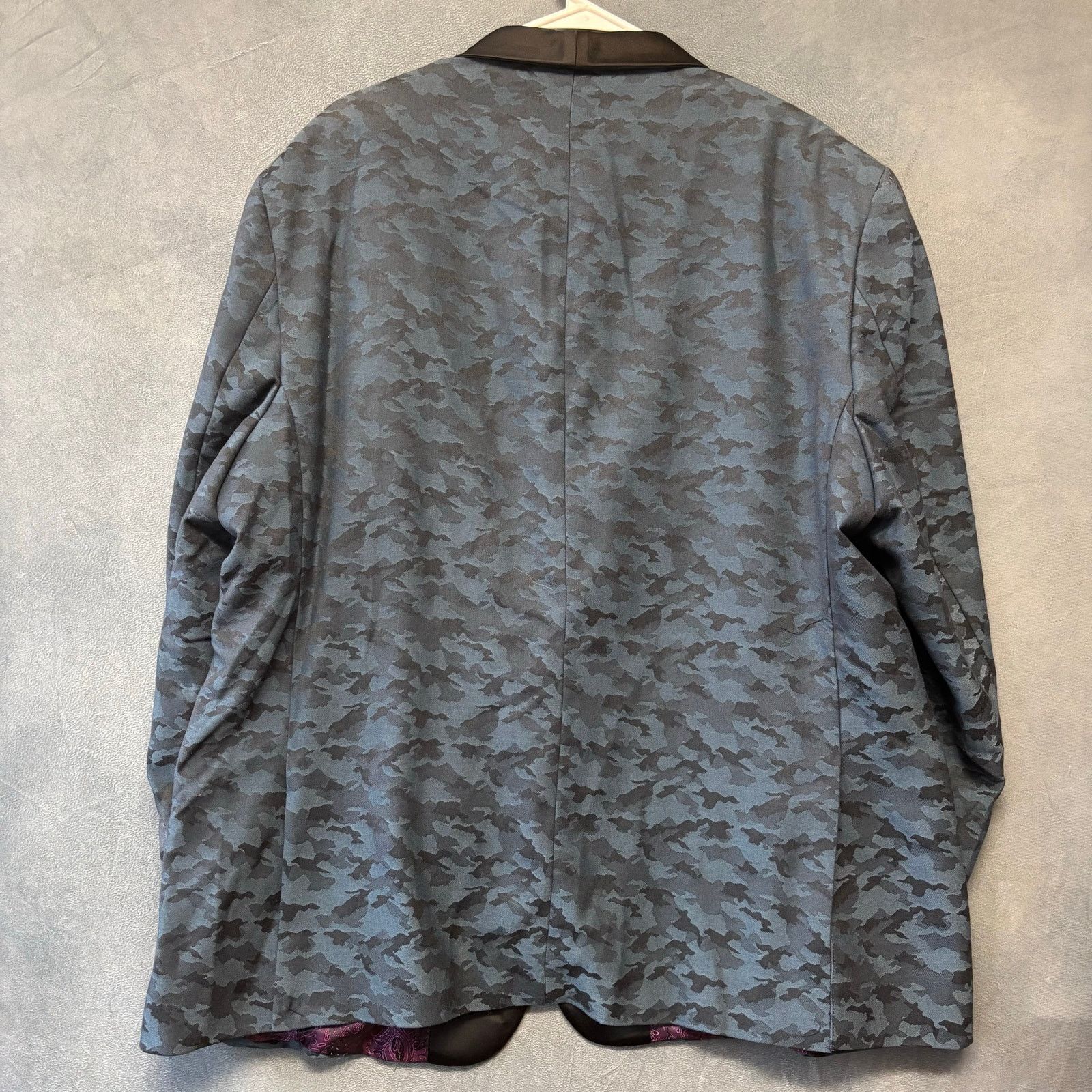 Other Eleganza Platinum Giorgio Sanetti Camo Blazer Super 140s 50R Size 50R - 2 Thumbnail