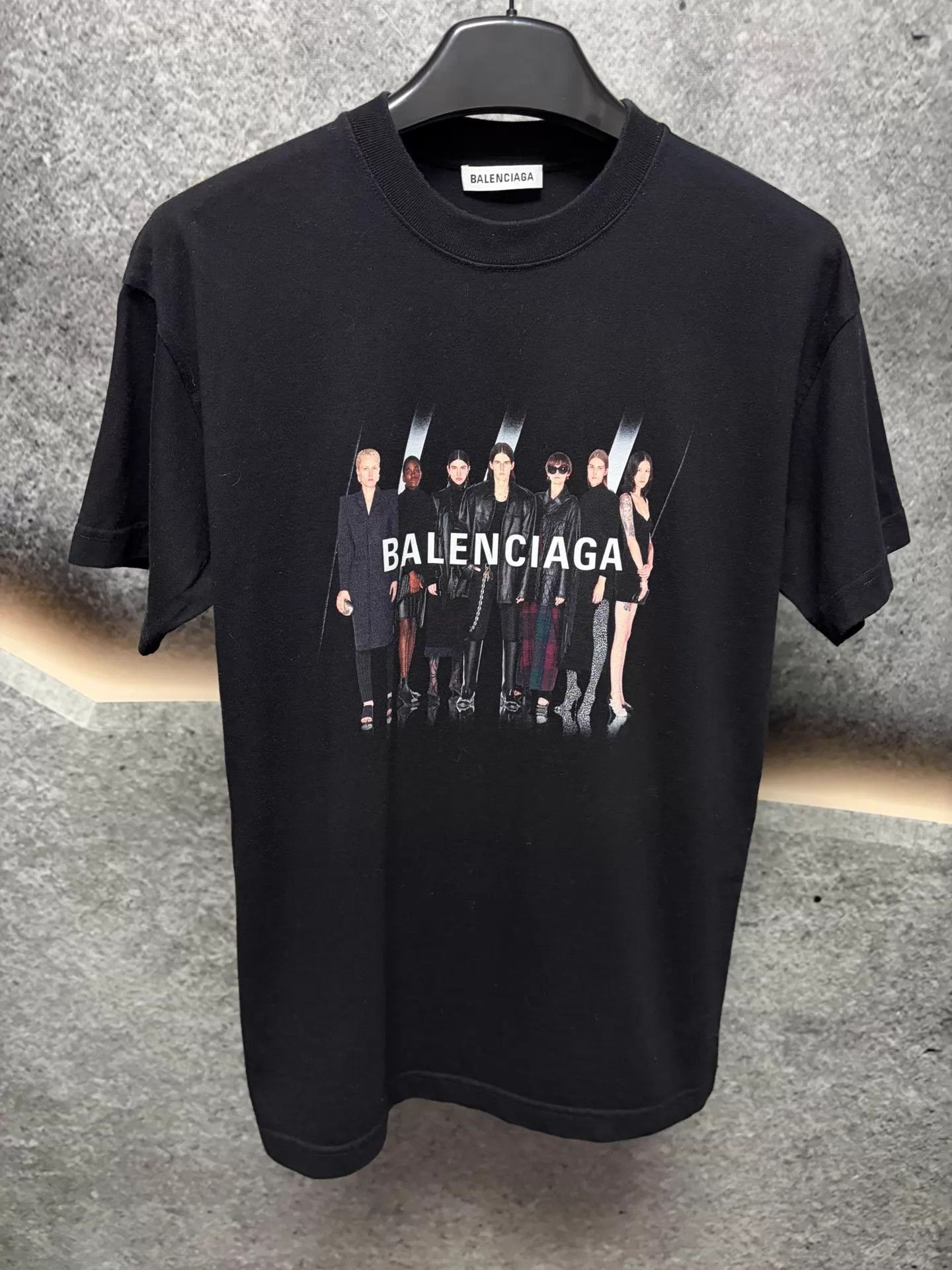 Balenciaga Balenciaga Band Print Short Sleeve Tee XS Black Size US XS / EU 42 / 0 - 1 Thumbnail