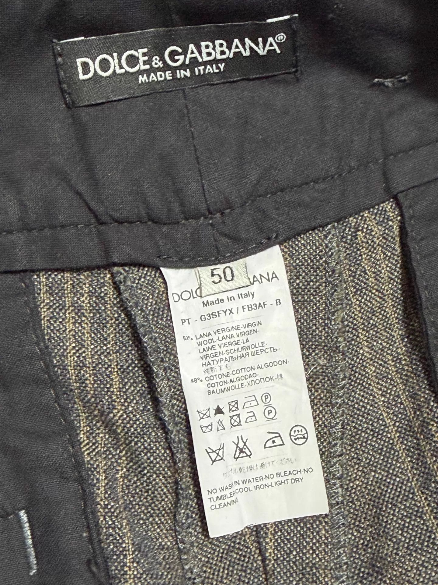 Dolce & Gabbana DG Scimitar Cut Pants Size 50 Size US 34 / EU 50 - 6 Thumbnail