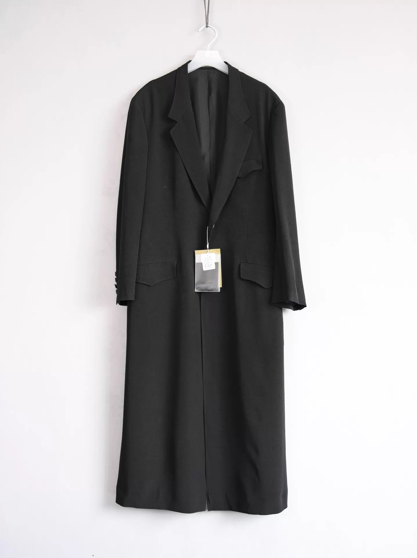 Yohji Yamamoto Yohji Yamamoto 24AW Monk Tux Back Pleat Triacetate Coat Size US L / EU 52-54 / 3 - 1 Thumbnail
