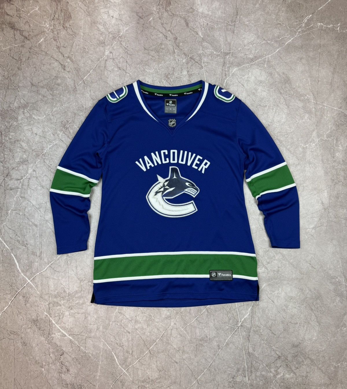 NHL Vancouver Canucks NHL Fanatics Breakaway Jersey - Blue/Green Size US L / EU 52-54 / 3 - 1 Thumbnail