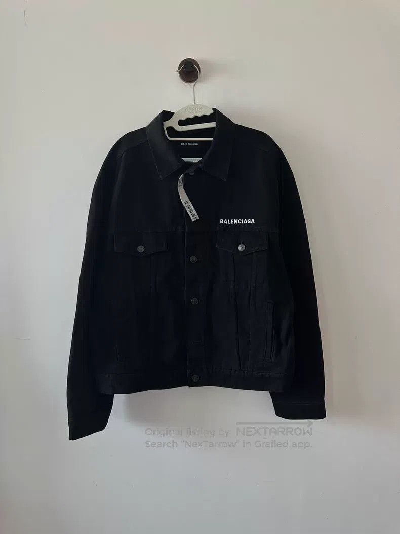 Balenciaga Balenciaga Black Crew Denim Size US M / EU 48-50 / 2 - 1 Thumbnail