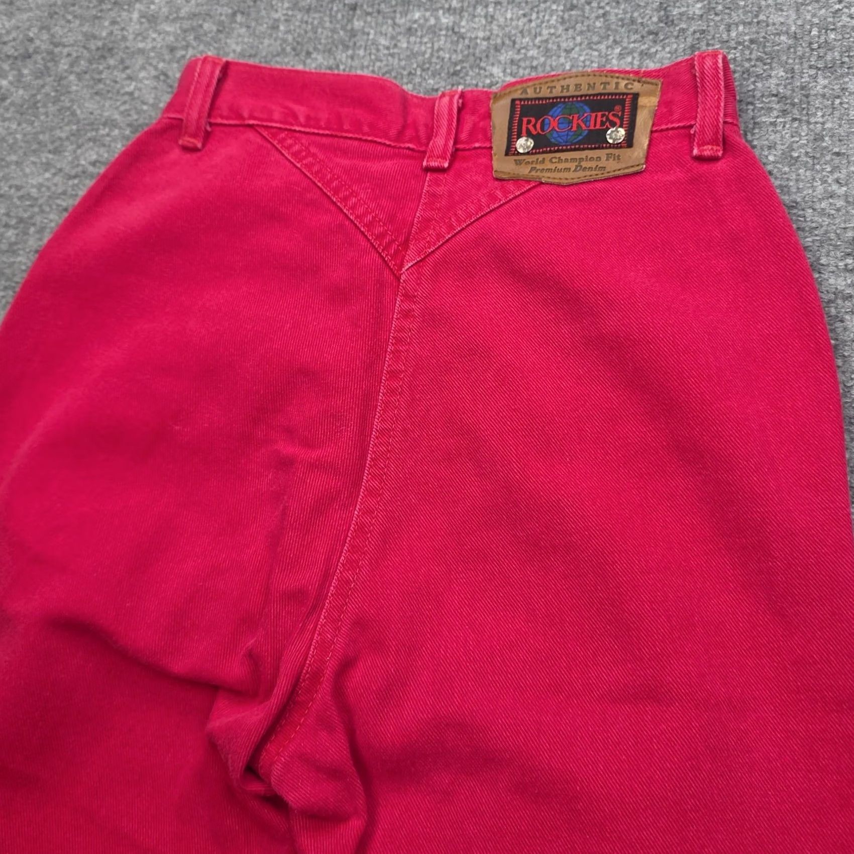 Vintage VINTAGE Rocky Mountain Rockies Pants 1 / 25 Red Twill High Rise Women's Size 25" / US 0 / IT 36 - 4 Thumbnail