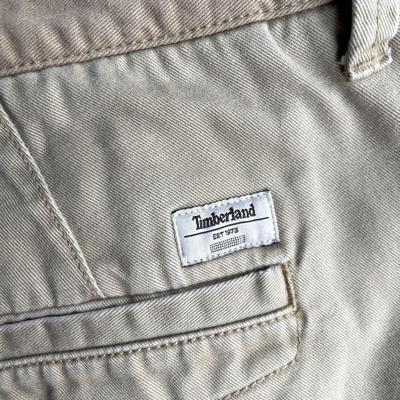 Timberland Timberland Cargo Pants Mens 34x30 Beige Straight Leg Casual Workwear Twill Size US 34 / EU 50 - 7 Thumbnail