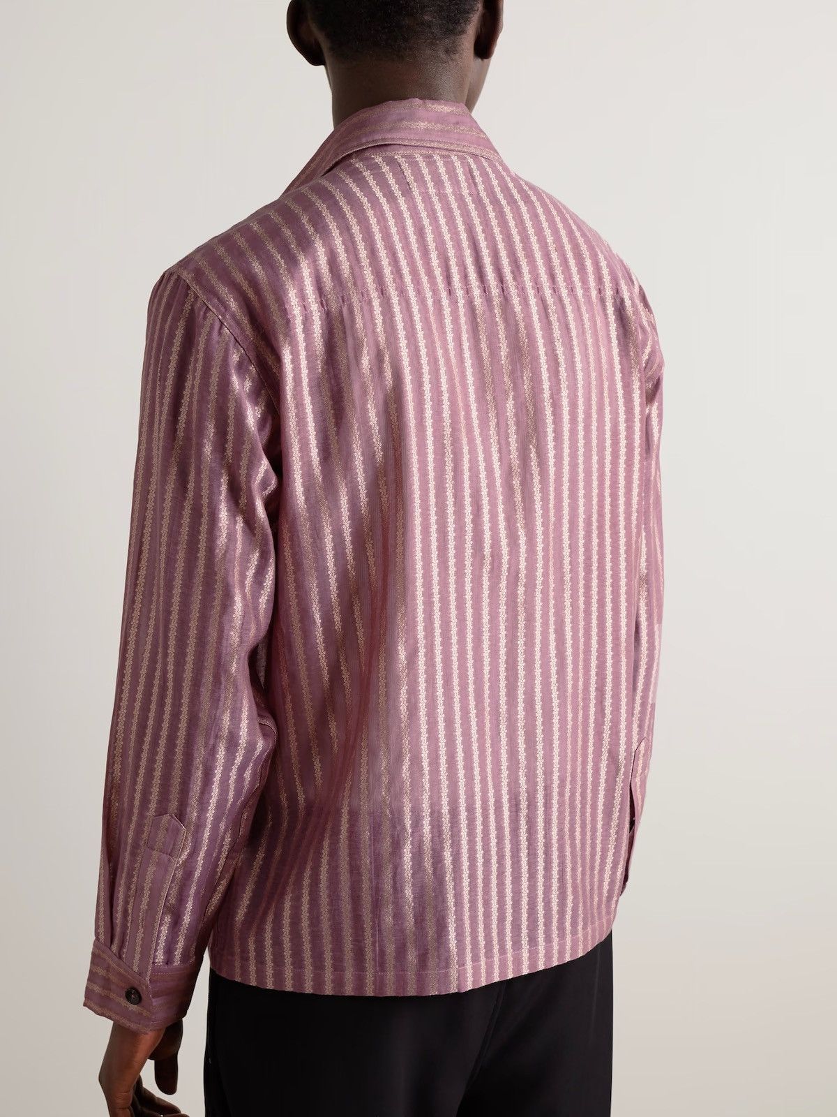Kartik Research Kartik Research Metallic Silk Jacquard Shirt Size US M / EU 48-50 / 2 - 5 Thumbnail