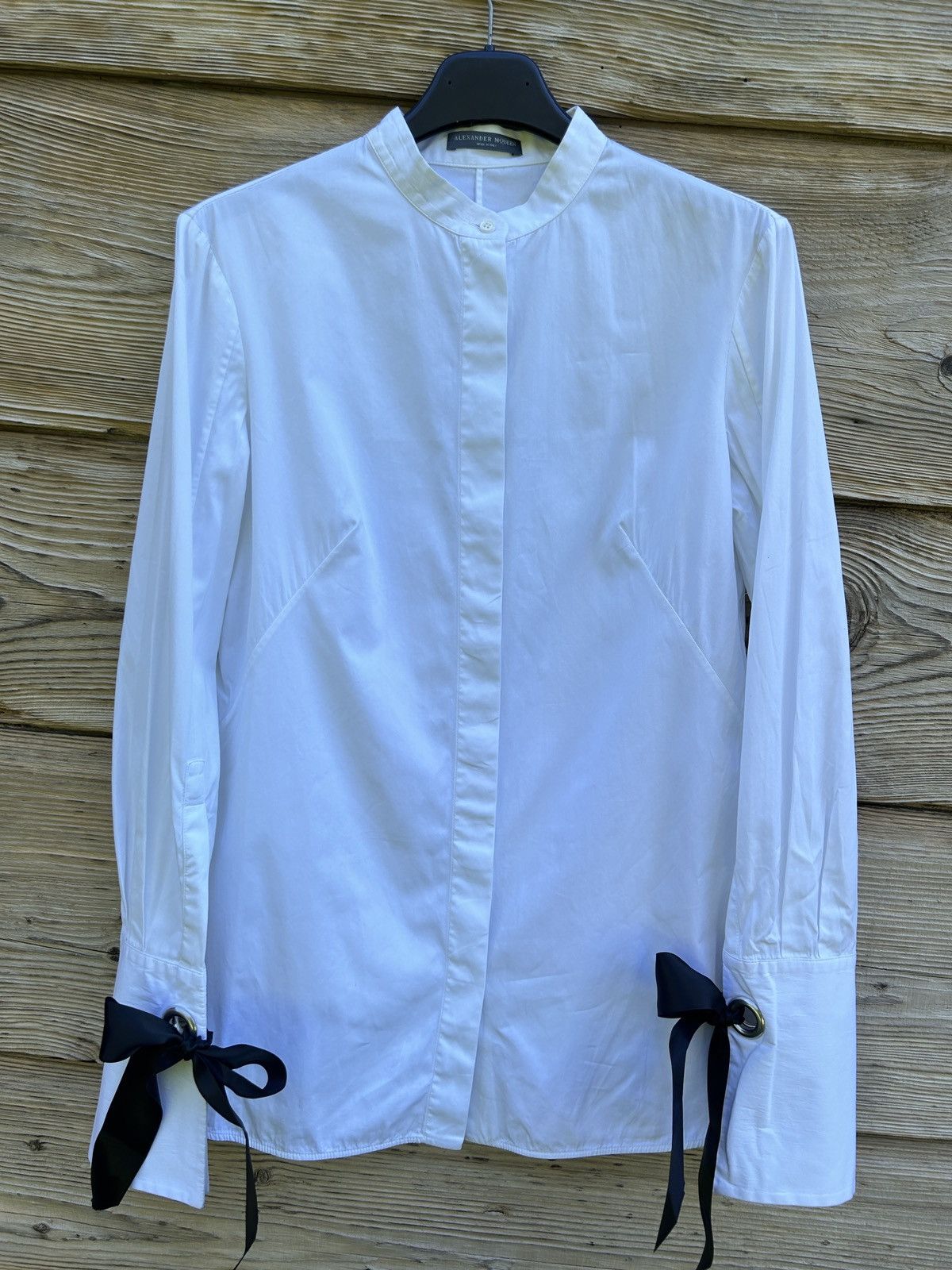 Alexander McQueen Alexander Mcqueen Bow Embellisshed Blouse Size S / US 4 / IT 40 - 1 Thumbnail