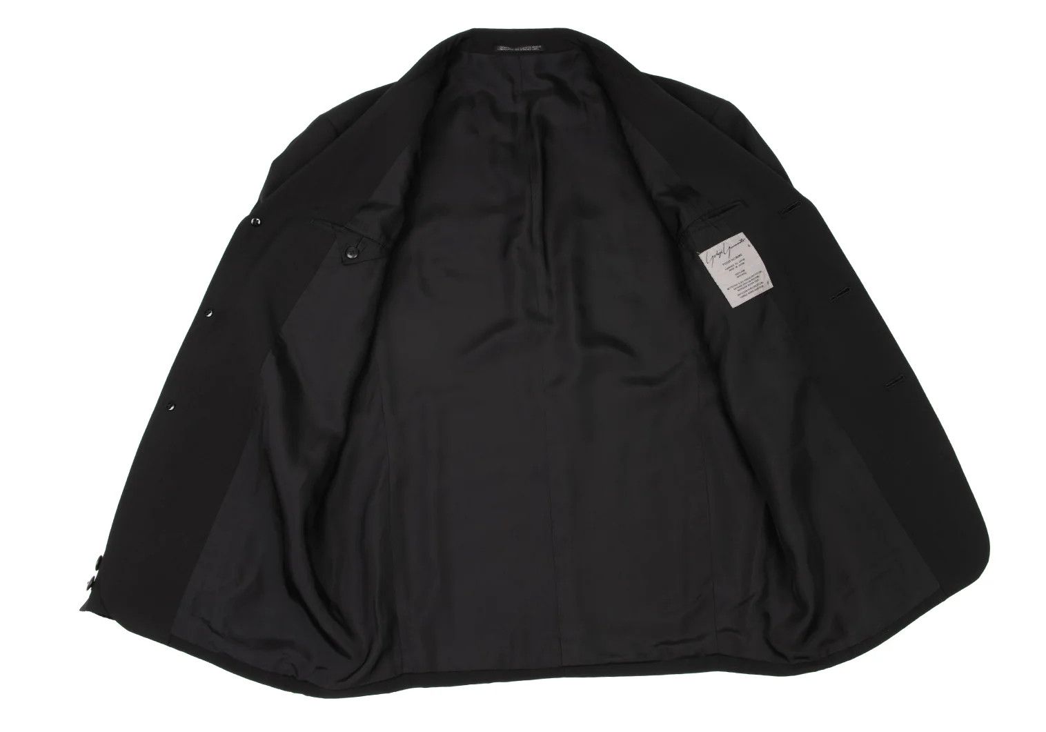 Yohji Yamamoto Yohji Yamamoto Wool Gabardine Jacket Black S Size US S / EU 44-46 / 1 - 13 Thumbnail