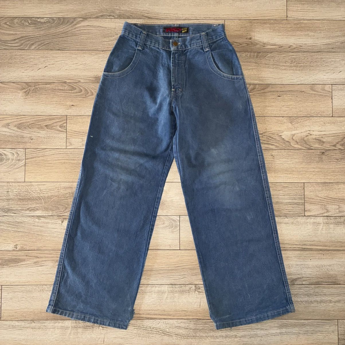 Flip Skateboards 90s Flip Skateboard baggy wide leg Jeans Rare Grail Size US 28 / EU 44 - 5 Thumbnail