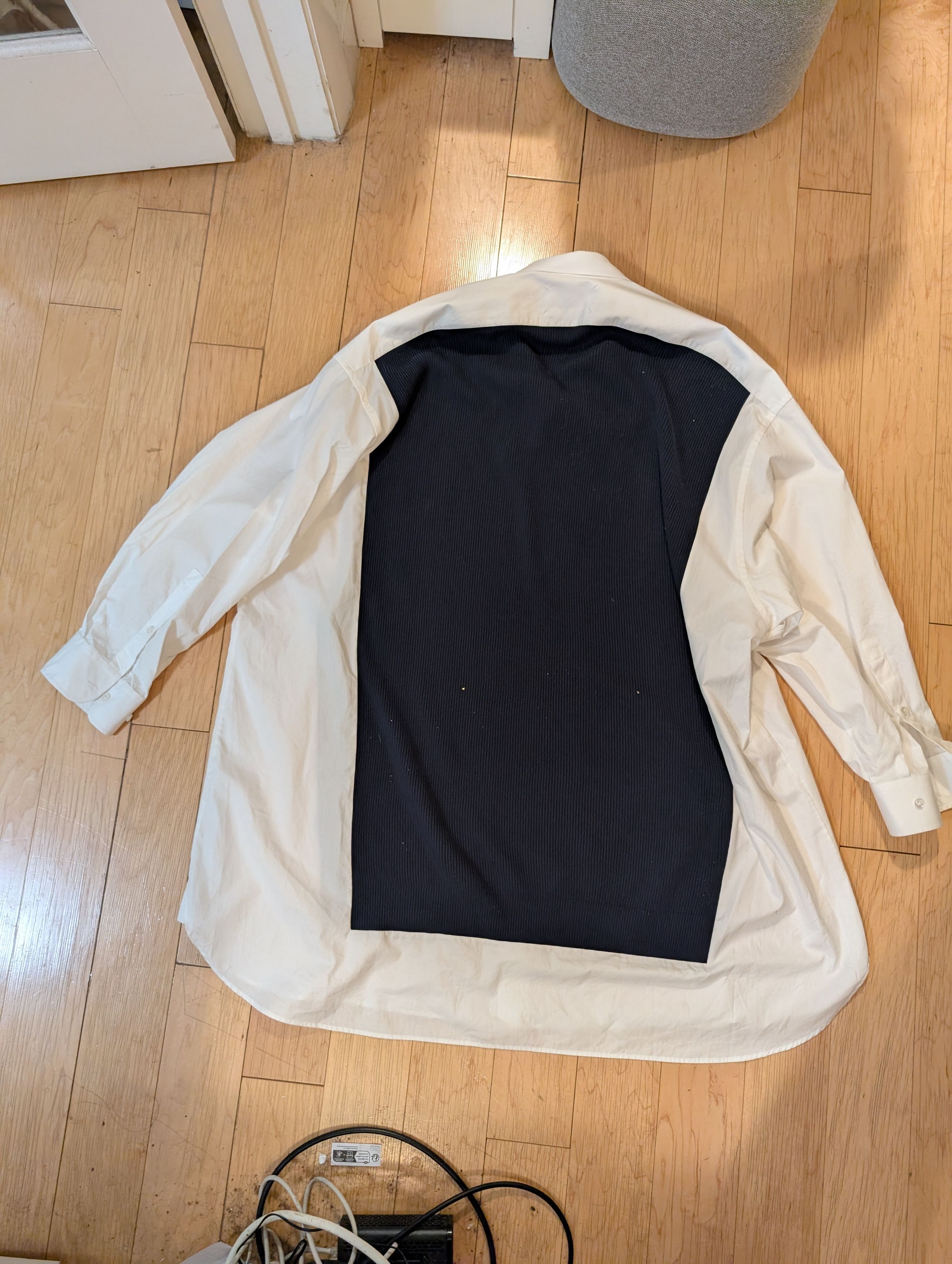 Maison Margiela Maison Margiela Blue Knit Midi Shirt Dress XS Size XS / US 0-2 / IT 36-38 - 2 Thumbnail