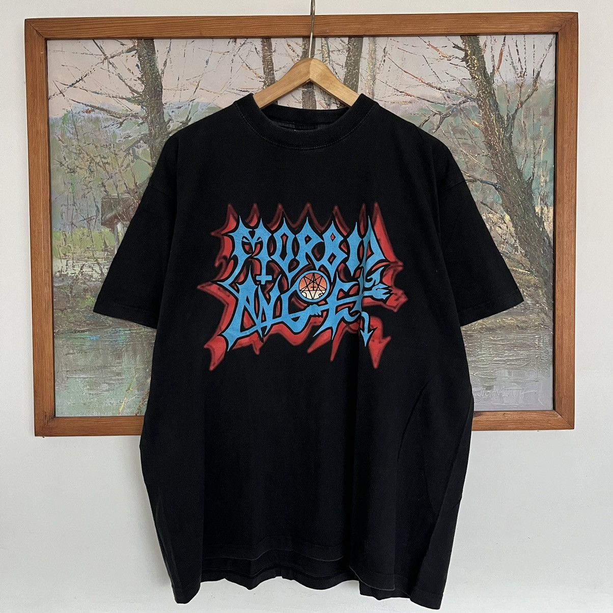 Band Tees vintage 90s/2000s Morbid Angel European heretic tour Size US XL / EU 56 / 4 - 1 Thumbnail