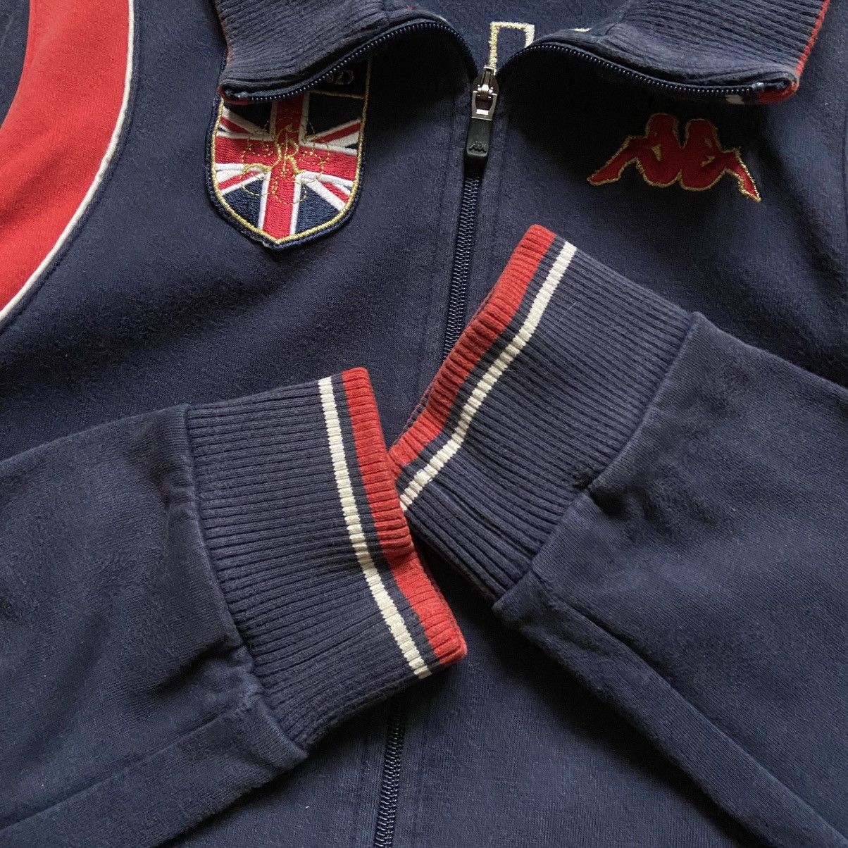 Kappa 📌 Crazy Vintage Kappa England Y2K Cropped Zip-Up Size M / US 6-8 / IT 42-44 - 9 Thumbnail