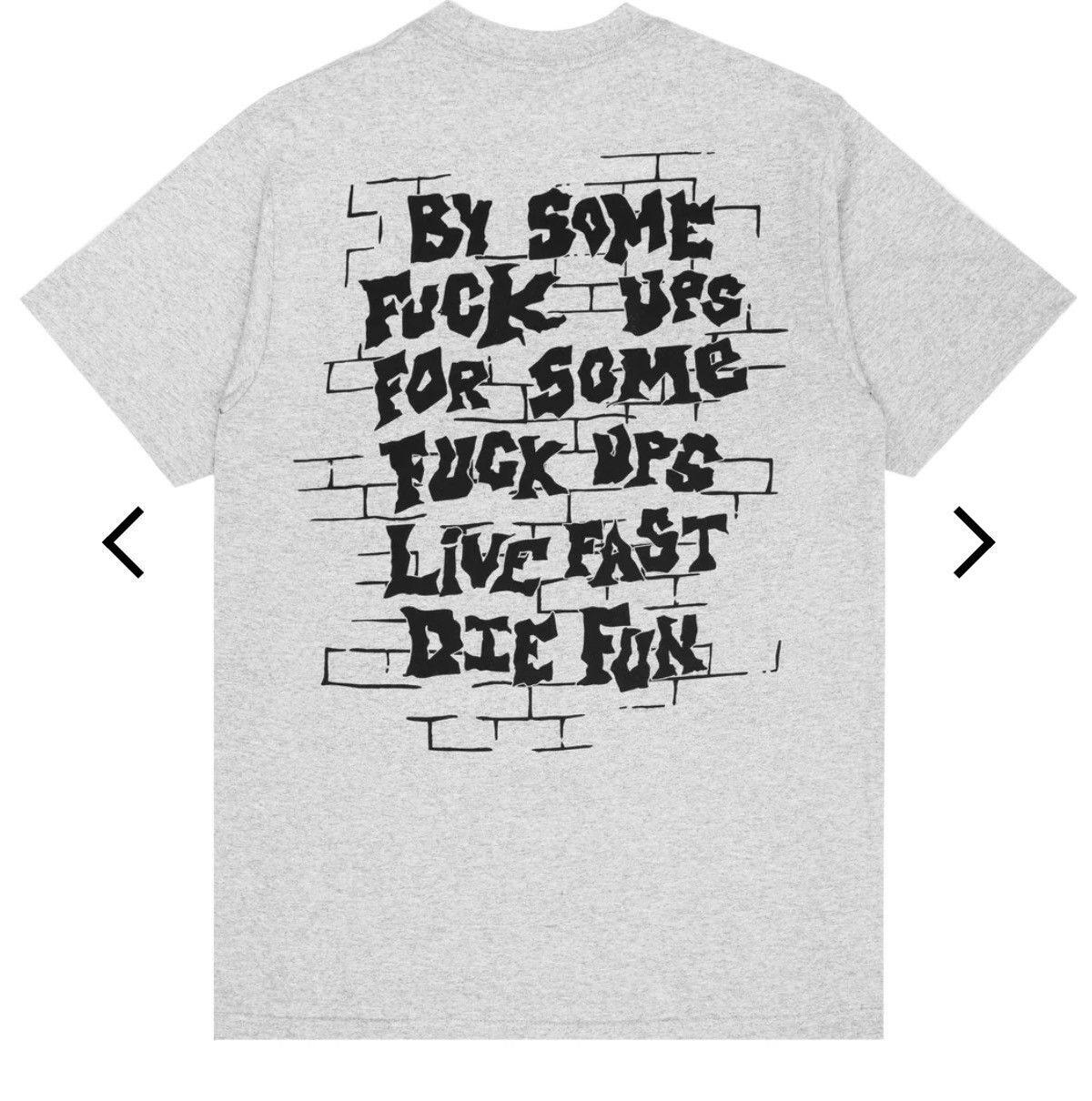 Famous Stars And Straps × Fuck The Population FTP Famous Skull Tee Heather gray size Large Size US L / EU 52-54 / 3 - 5 Thumbnail