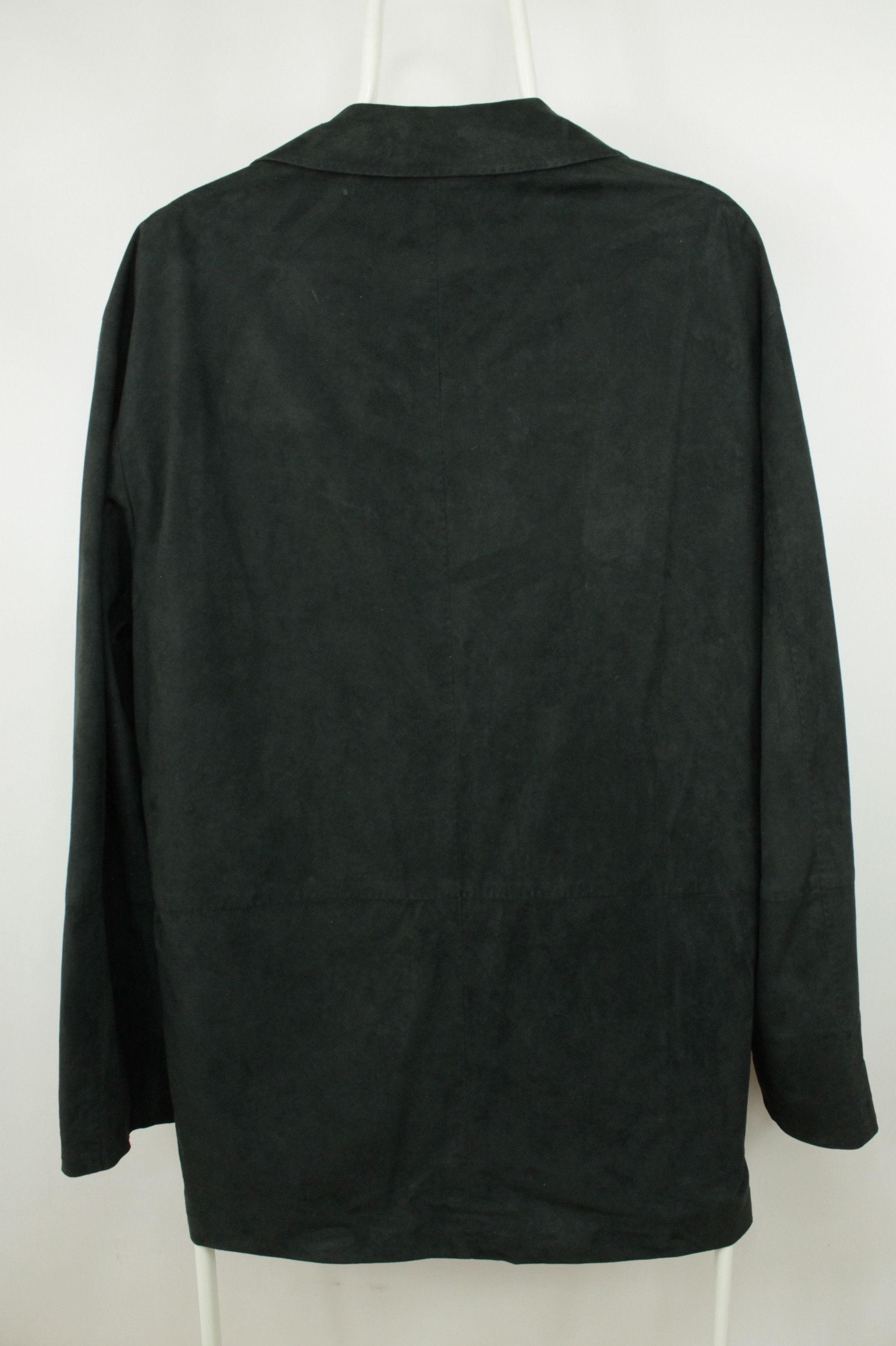 Piattelli × Vintage Vintage Piatelli Roma Amareta Black Faux Suede Men's Jacket Size US L / EU 52-54 / 3 - 6 Thumbnail