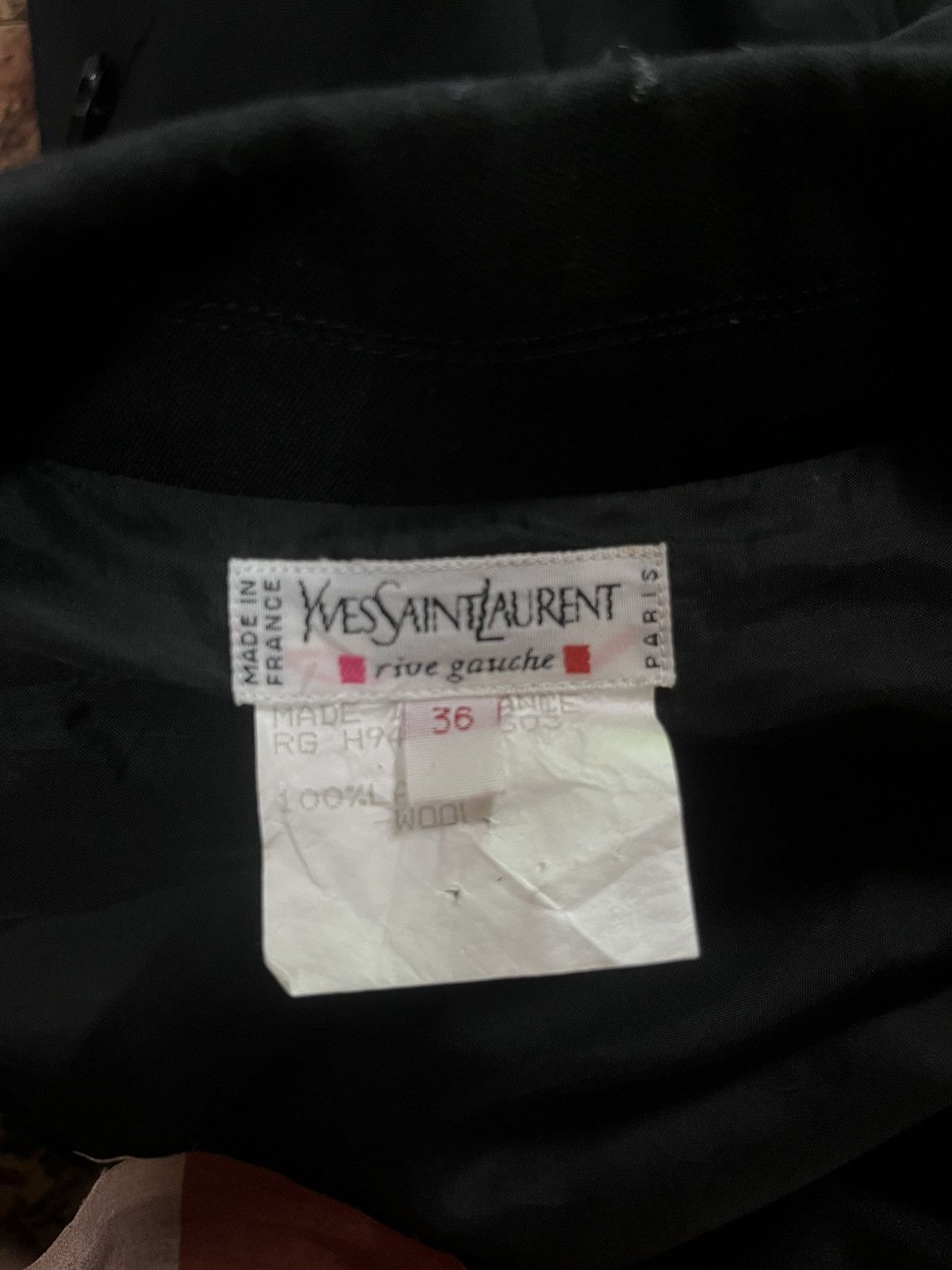 Yves Saint Laurent Rare Vintage Yves Saint Laurent rive gauche Trench Coat Size S / US 4 / IT 40 - 3 Thumbnail