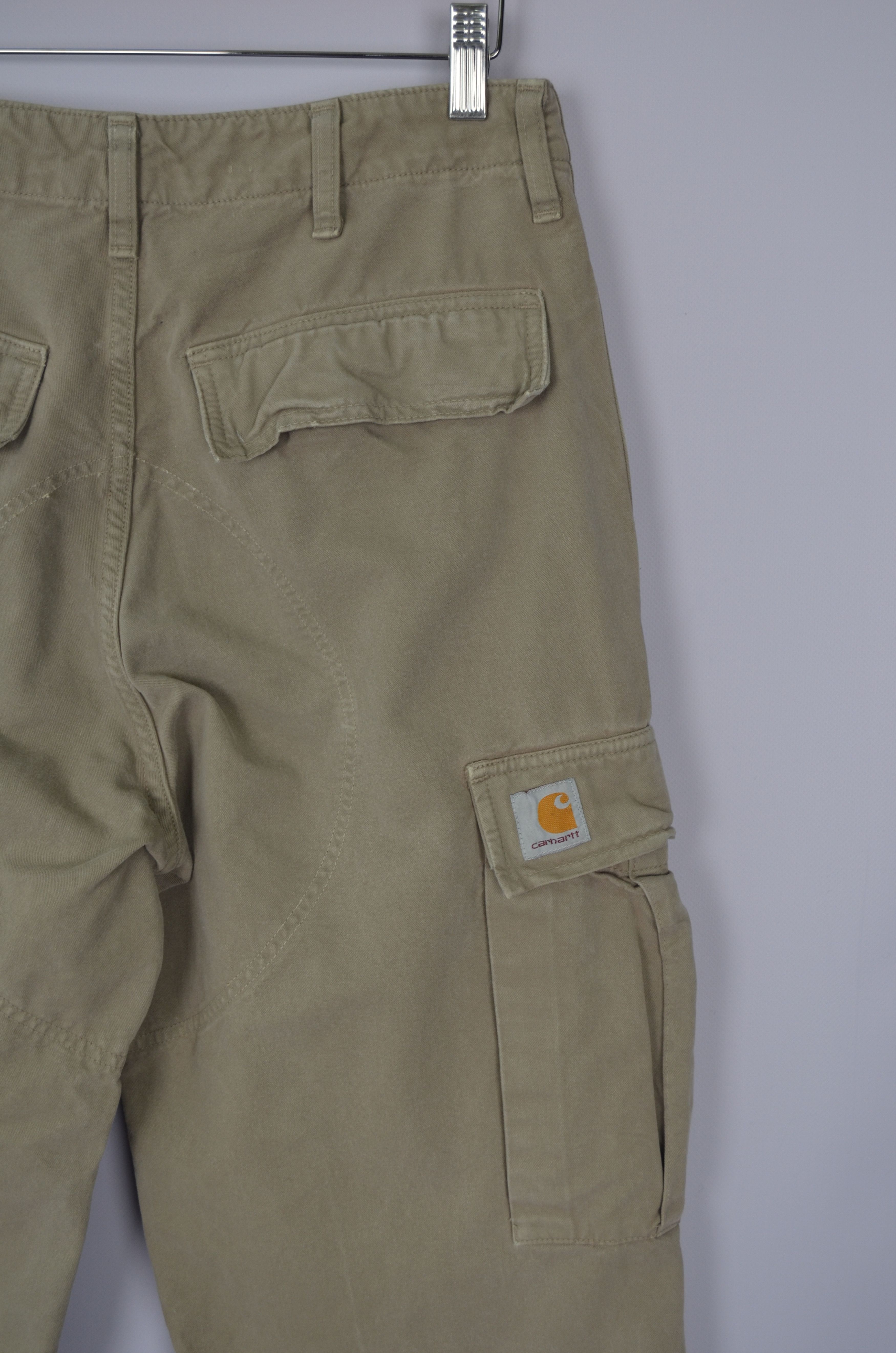 Carhartt × Carhartt Wip Vintage 90s Carhartt Cargo Pants Beige Size W29 L30 Size US 29 - 5 Thumbnail