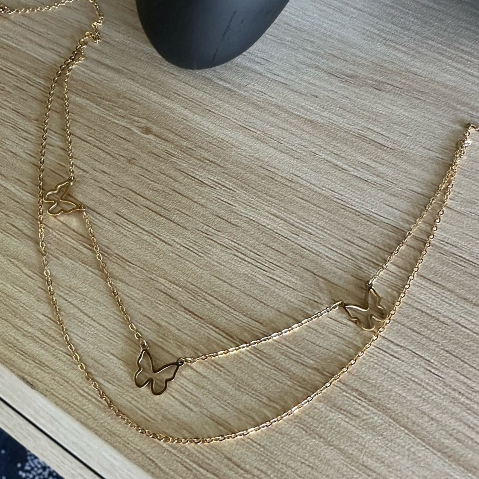 Other Multi-strand Butterfly Necklace - Gold! Size ONE SIZE - 2 Thumbnail