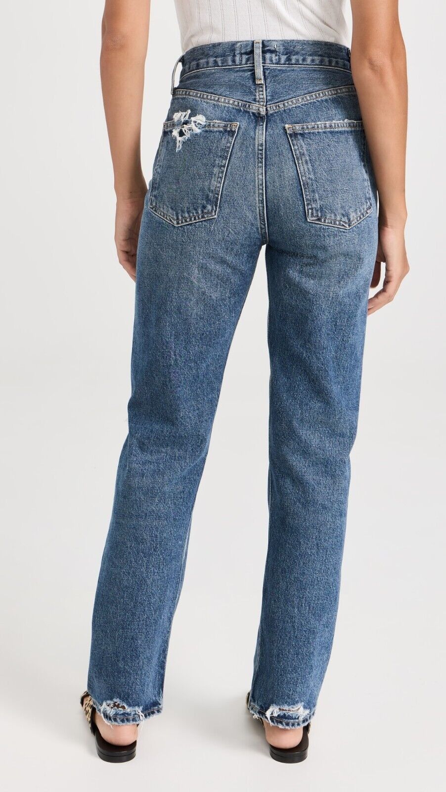 Agolde AGOLDE 90's Pinch Waist Straight Jeans Playground ( 23 ) Size 23" - 2 Thumbnail