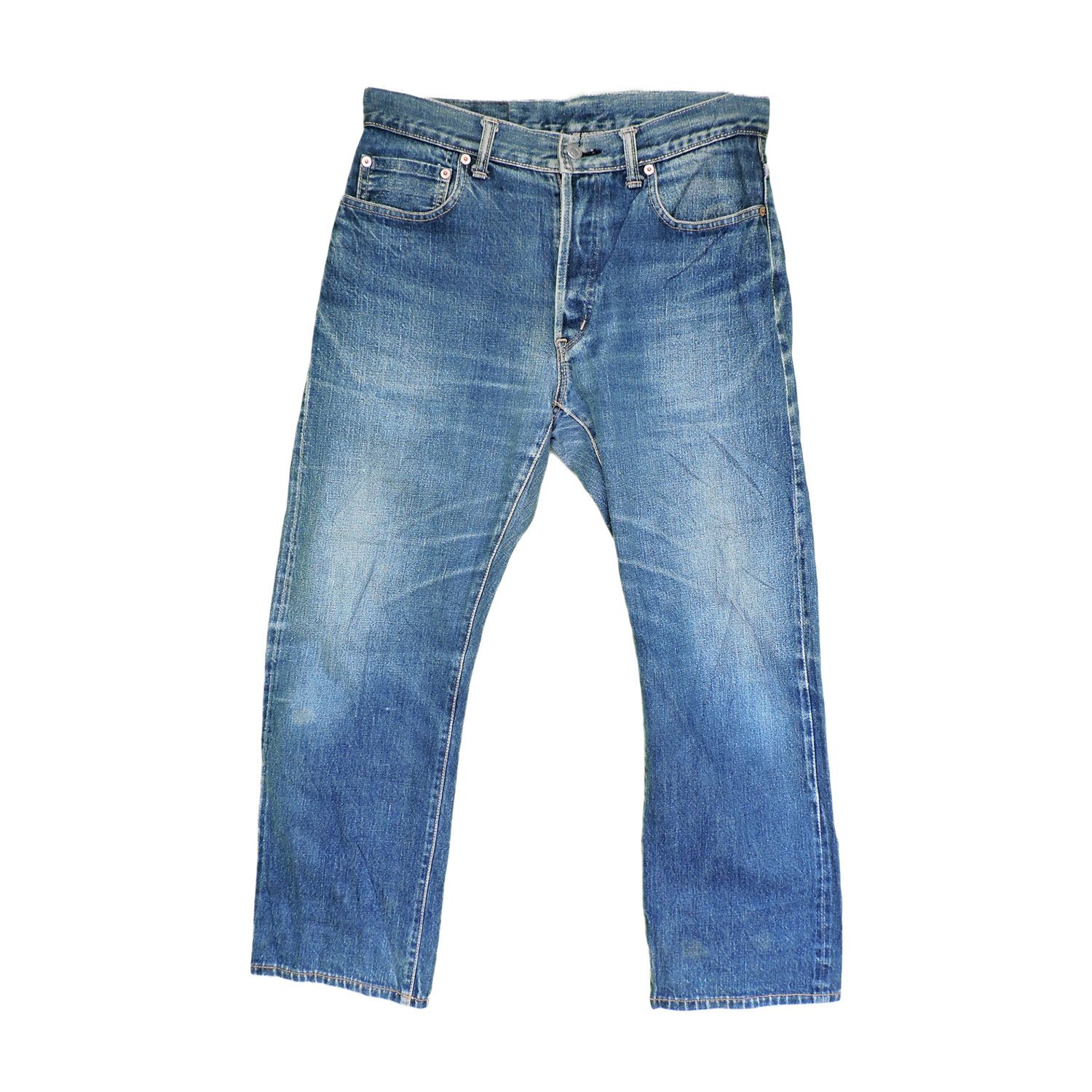 Blue Blue Japan BLUE BLUE JAPAN INDIGO RED SELVEDGE DENIM LONG PANTS Size US 32 / EU 48 - 1 Thumbnail