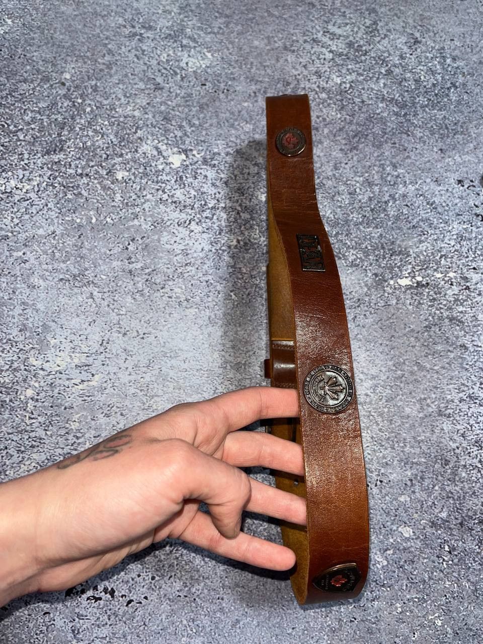 Dsquared2 Vintage Style Dsquared2 Leather Belt Streetwear Multi LoGo Size ONE SIZE - 13 Thumbnail