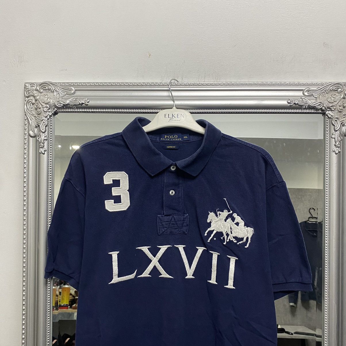 Polo Ralph Lauren Polo Ralph Lauren Polo Shirt Blue LXVll #3 Size US XXL / EU 58 / 5 - 1 Thumbnail