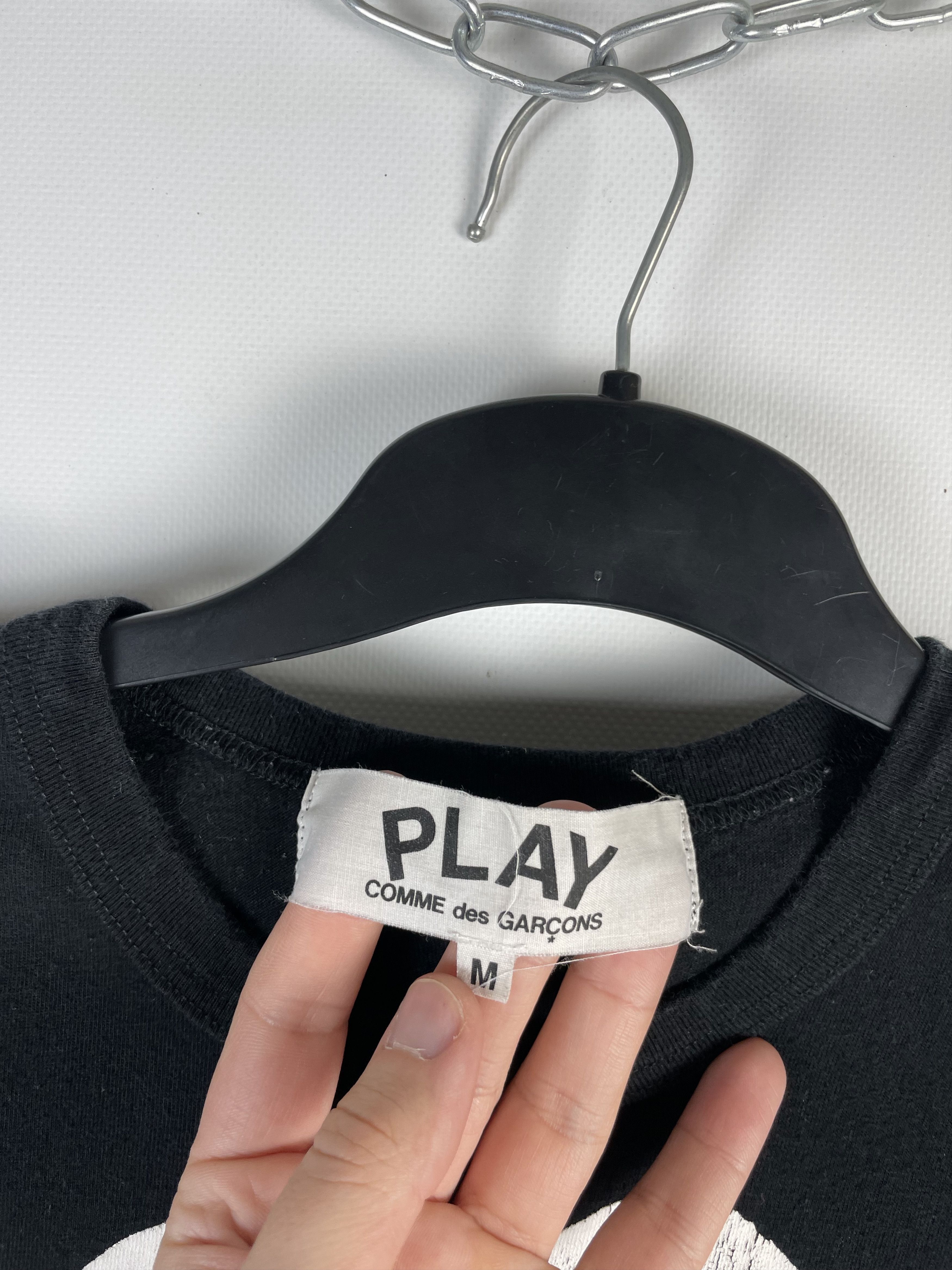 Comme des Garcons Play Comme des Garçons tee logo hearts Size M / US 6-8 / IT 42-44 - 5 Thumbnail