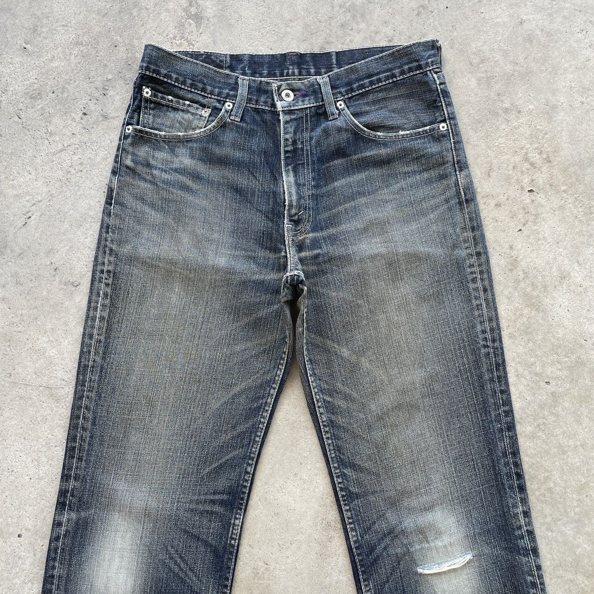Jean × Levi's × Vintage Vintage Levi’s Faded Jeans Pants Denim W32x31.5 Size US 32 / EU 48 - 3 Thumbnail