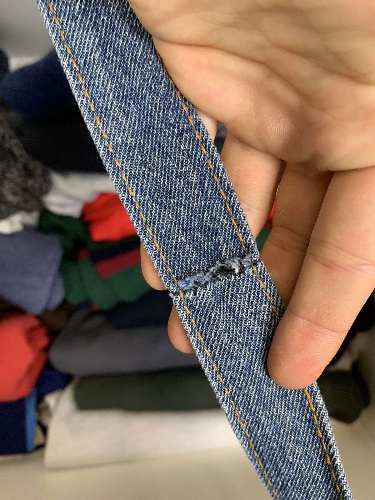 Levi's × Vintage Vintage Levis Denim Bag Size ONE SIZE - 6 Thumbnail