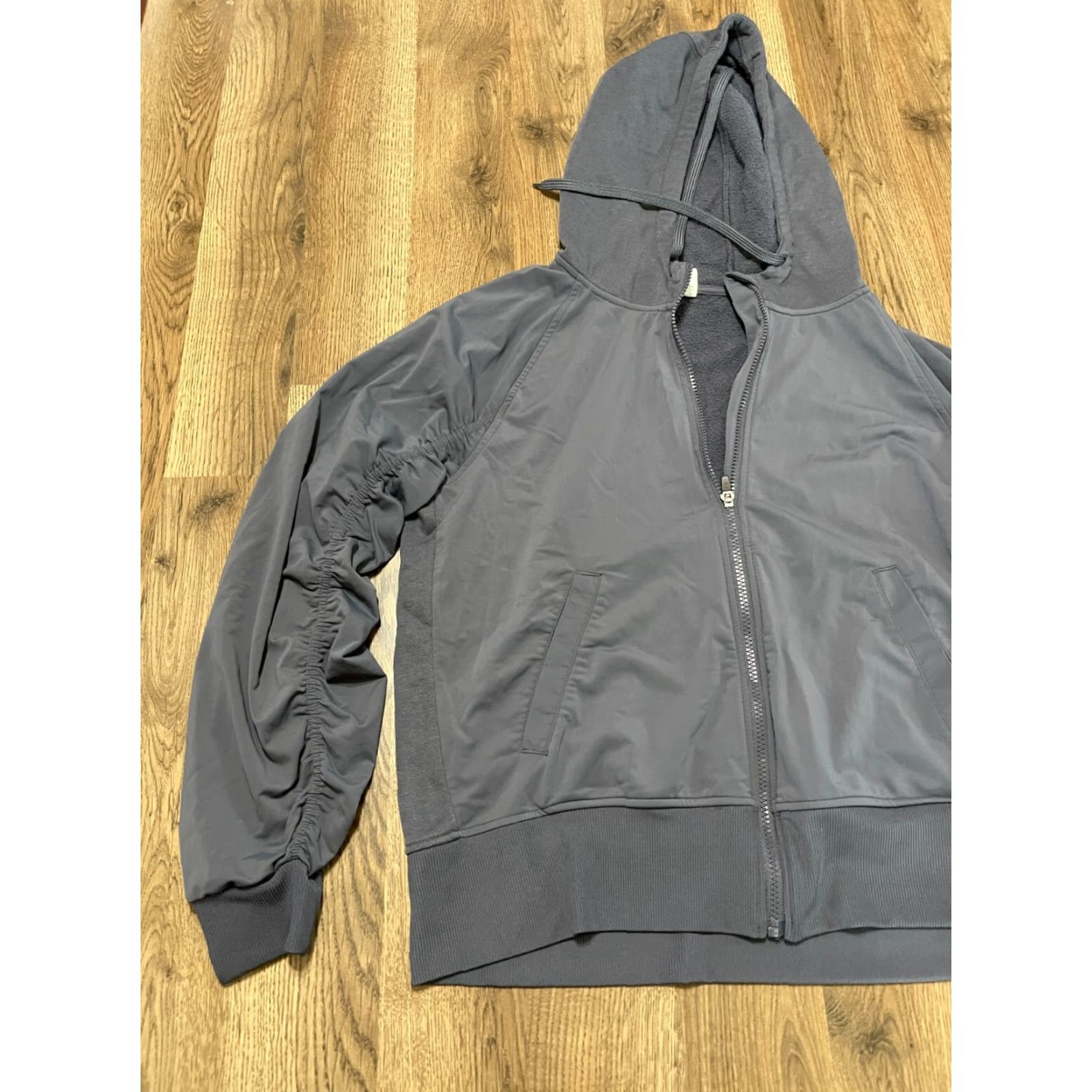 Athletic Works Athletic Works Hoodie Womens Size Large Gray Full Zip Size L / US 10 / IT 46 - 3 Thumbnail